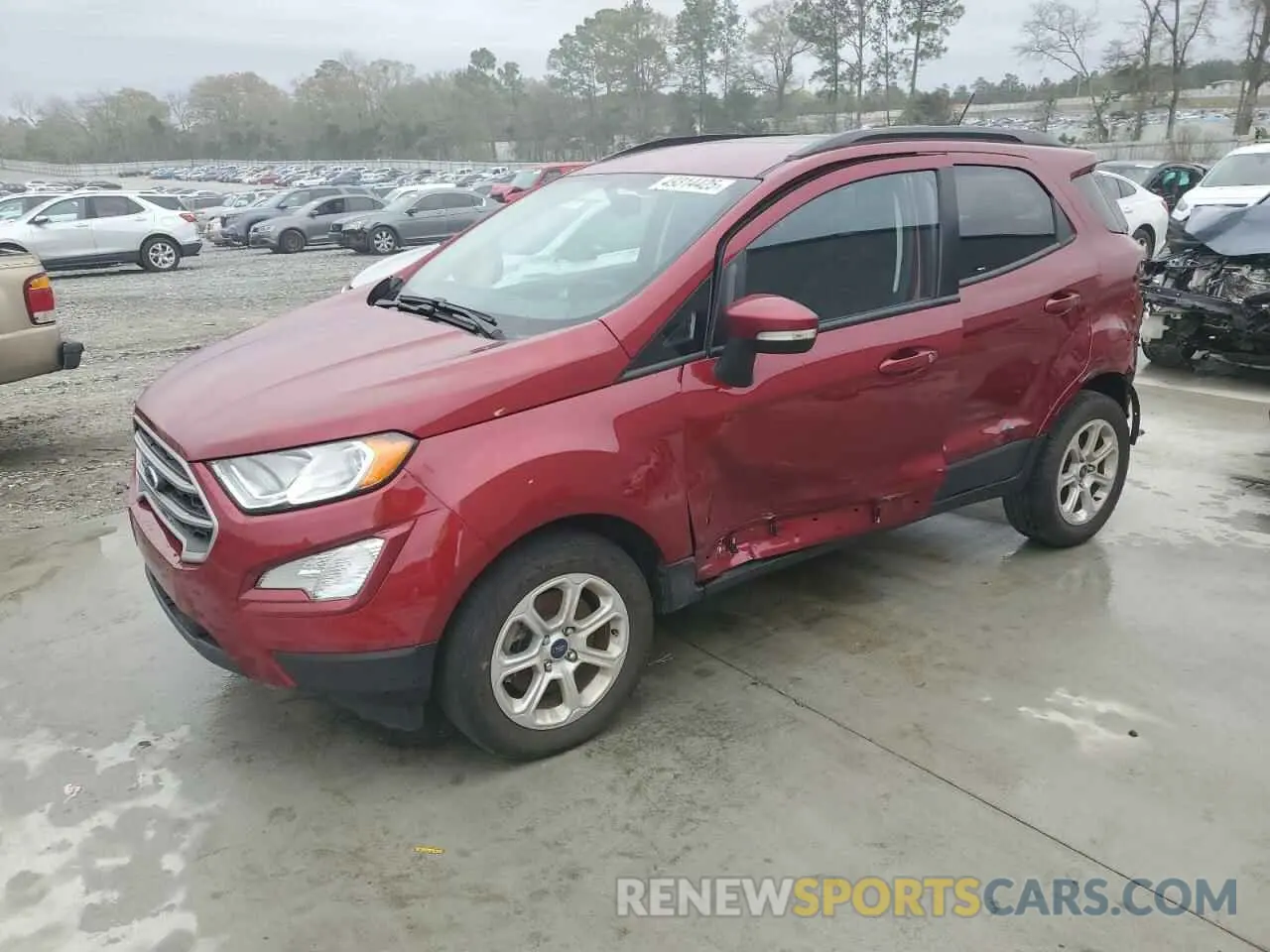 1 Photograph of a damaged car MAJ3S2GE2MC447542 FORD ECOSPORT 2021