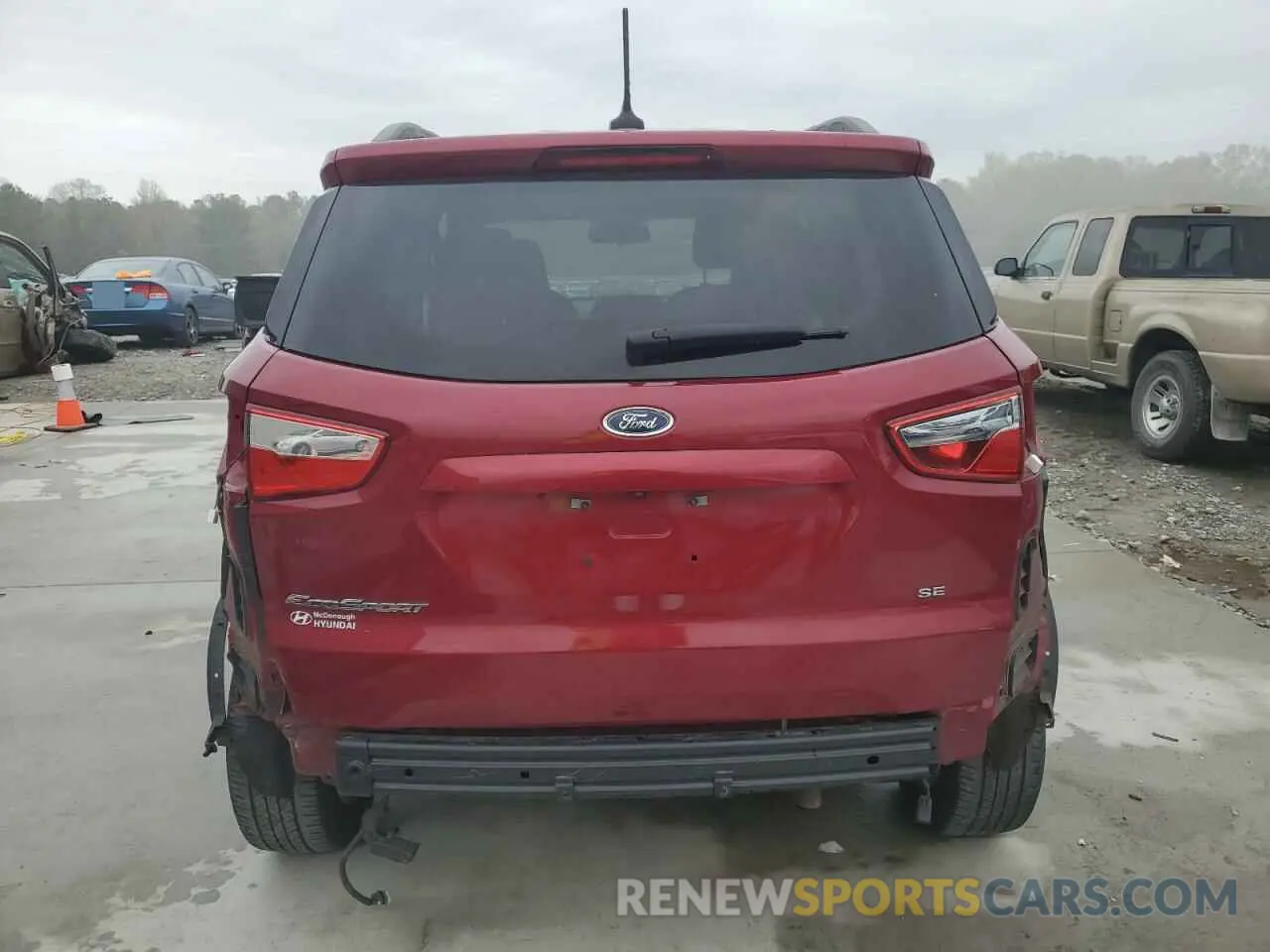 6 Photograph of a damaged car MAJ3S2GE2MC447542 FORD ECOSPORT 2021