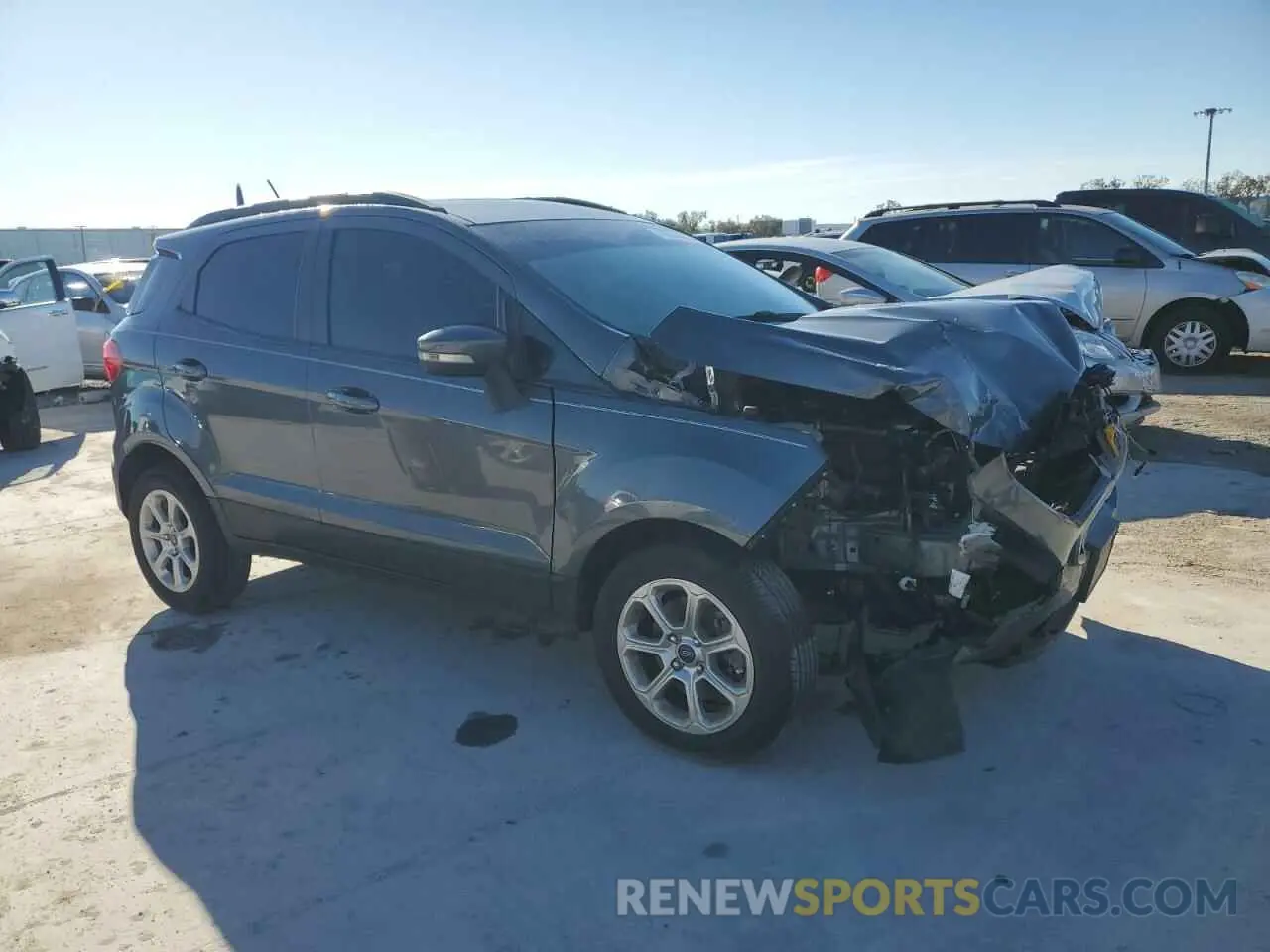 4 Photograph of a damaged car MAJ3S2GE3MC395791 FORD ECOSPORT 2021