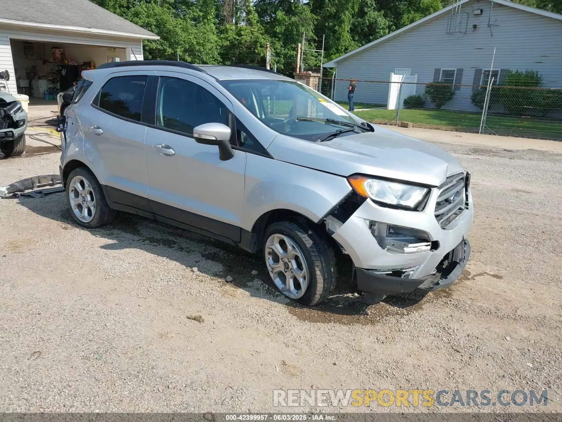 1 Photograph of a damaged car MAJ3S2GE3MC412086 FORD ECOSPORT 2021