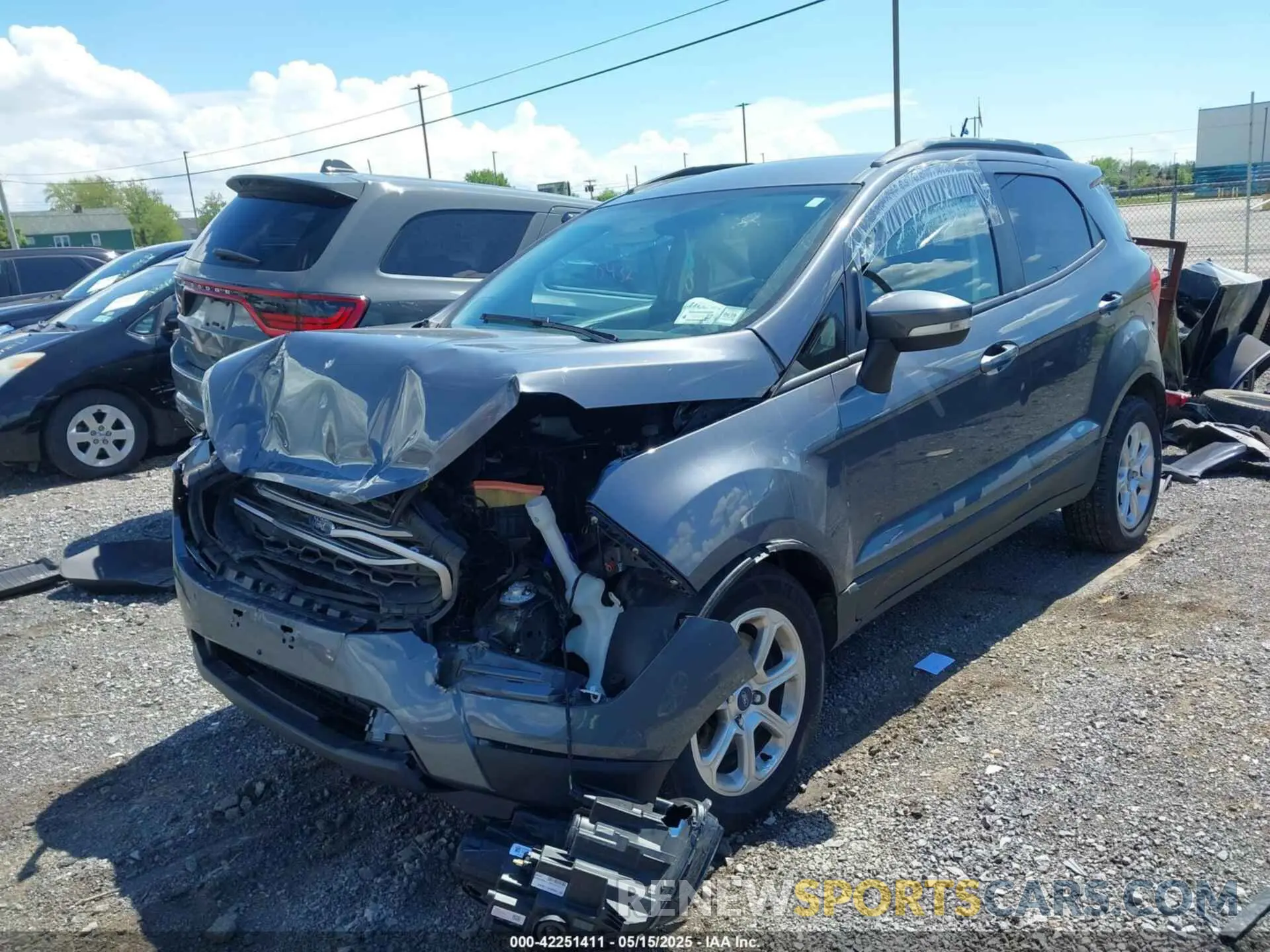 2 Photograph of a damaged car MAJ3S2GE3MC423248 FORD ECOSPORT 2021