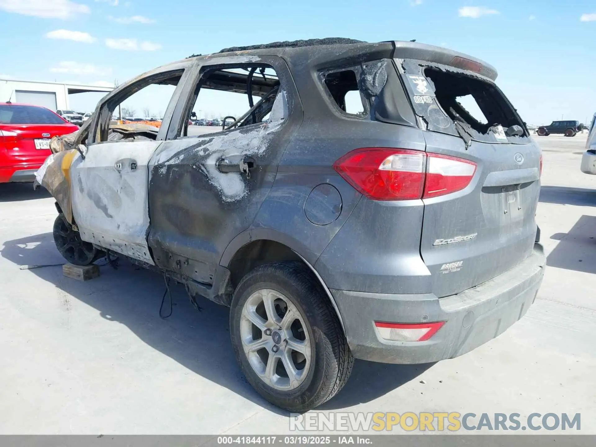 3 Photograph of a damaged car MAJ3S2GE3MC424061 FORD ECOSPORT 2021