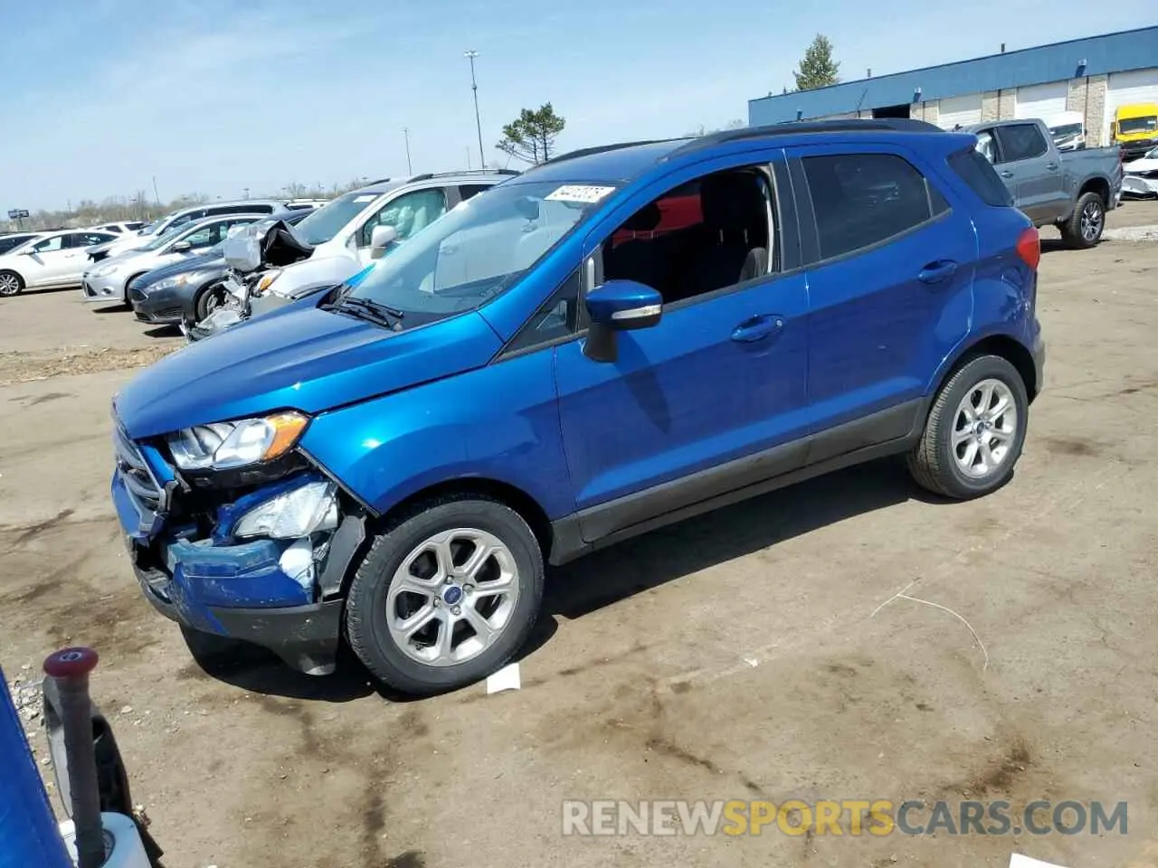 1 Photograph of a damaged car MAJ3S2GE3MC427588 FORD ECOSPORT 2021