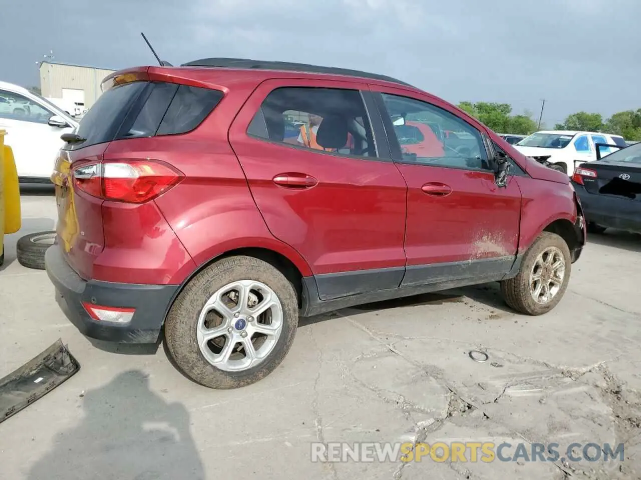 3 Photograph of a damaged car MAJ3S2GE3MC445315 FORD ECOSPORT 2021