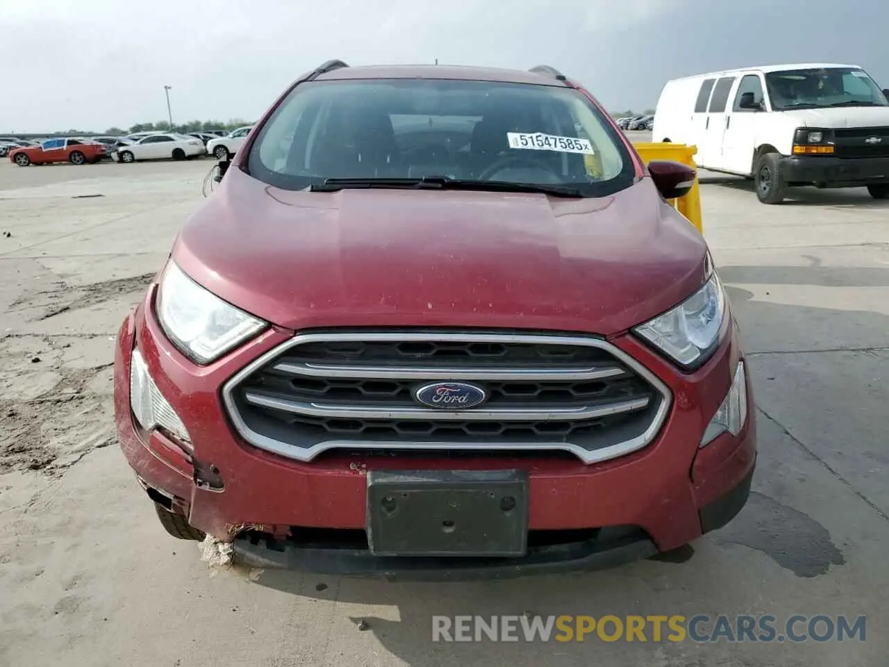 5 Photograph of a damaged car MAJ3S2GE3MC445315 FORD ECOSPORT 2021