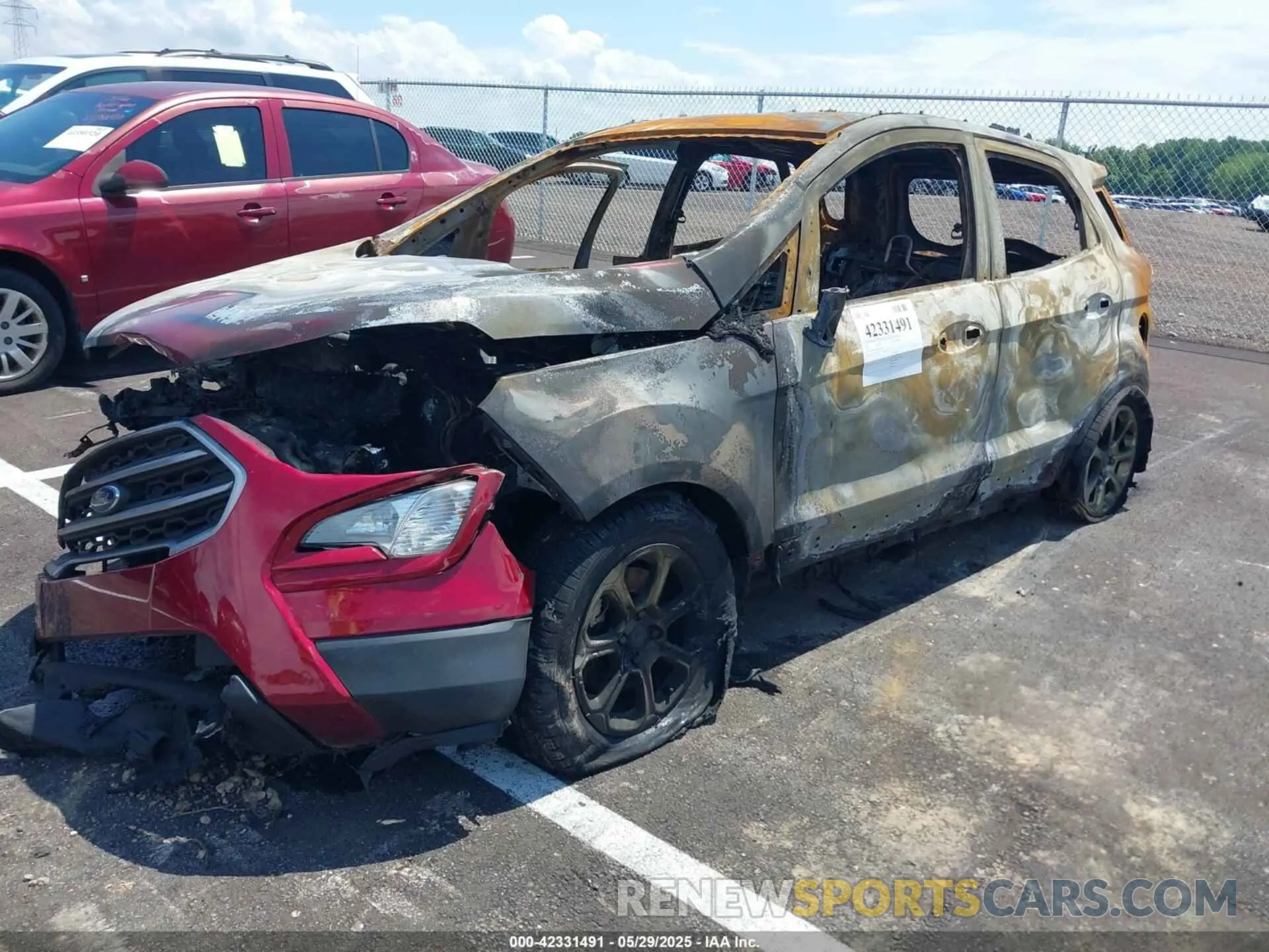 2 Photograph of a damaged car MAJ3S2GE3MC453639 FORD ECOSPORT 2021