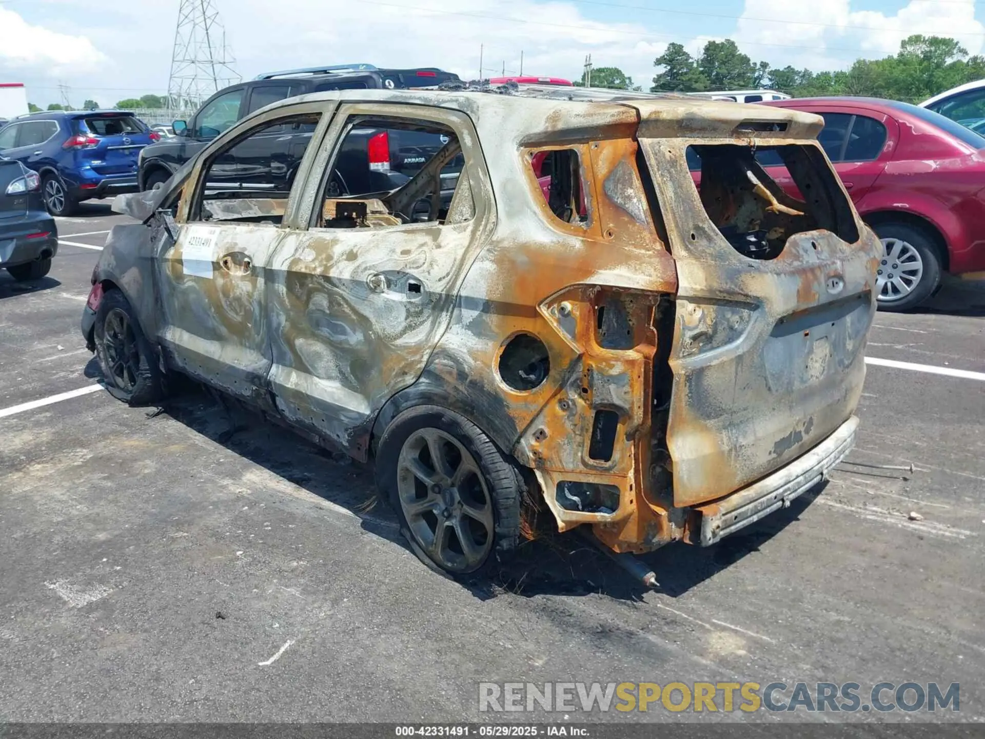 3 Photograph of a damaged car MAJ3S2GE3MC453639 FORD ECOSPORT 2021