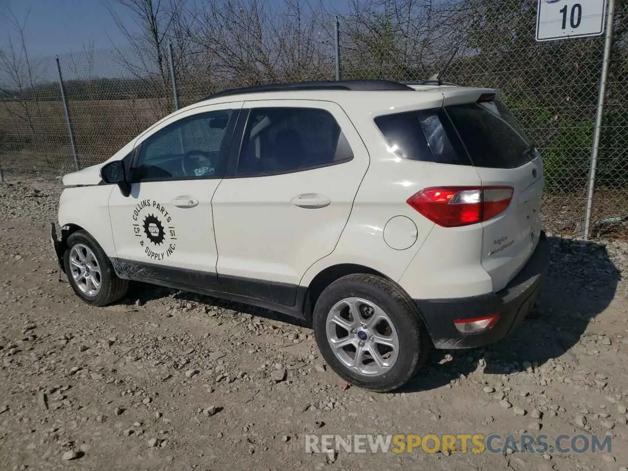 2 Photograph of a damaged car MAJ3S2GE3MC455603 FORD ECOSPORT 2021