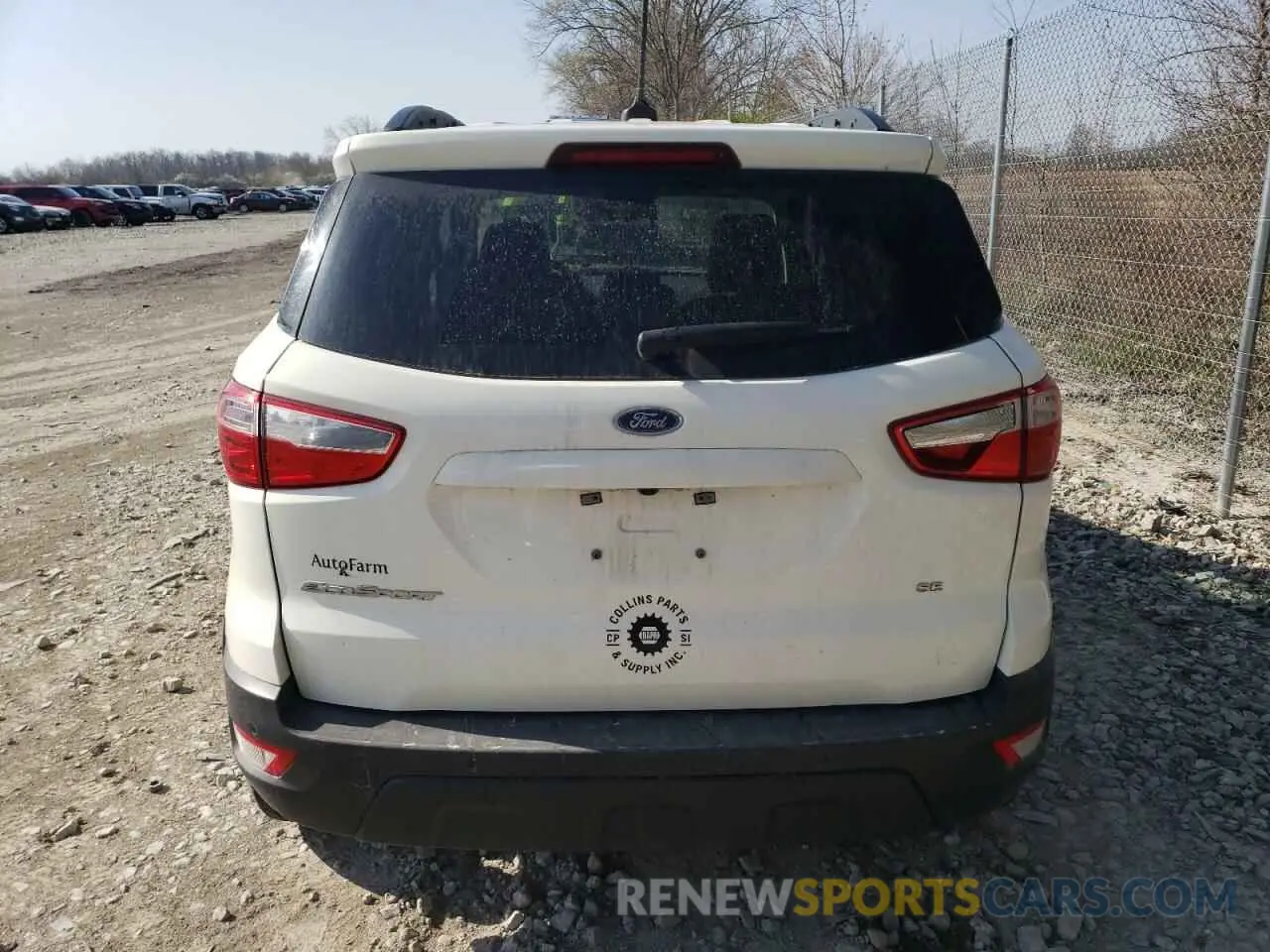 6 Photograph of a damaged car MAJ3S2GE3MC455603 FORD ECOSPORT 2021