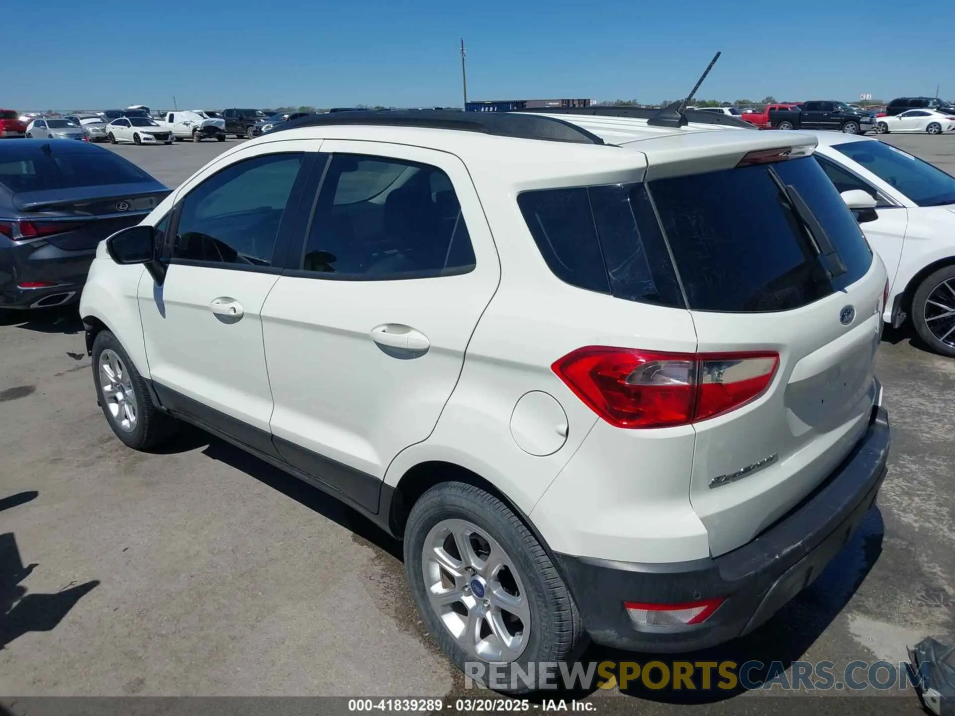 3 Photograph of a damaged car MAJ3S2GE4MC439992 FORD ECOSPORT 2021