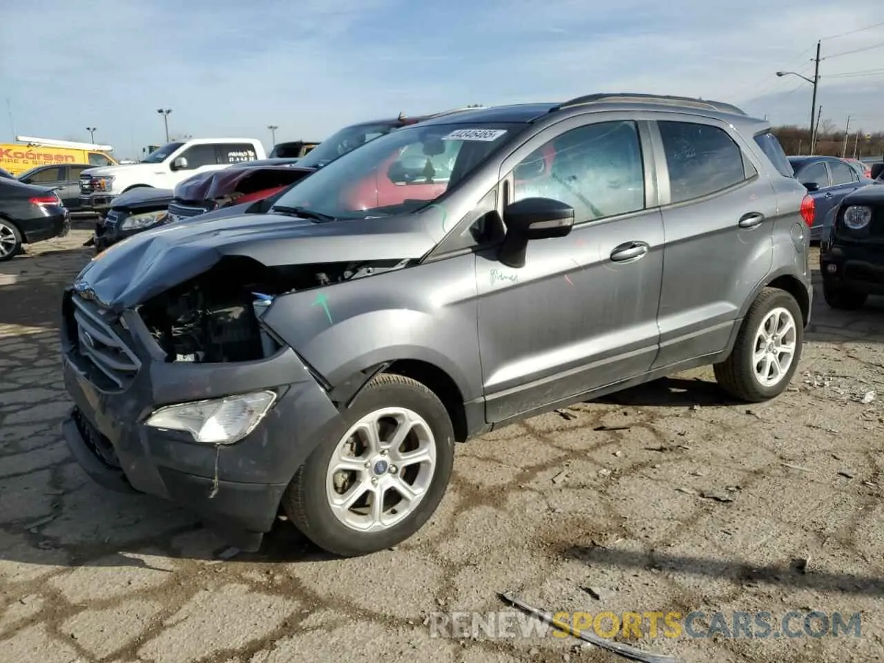 1 Photograph of a damaged car MAJ3S2GE4MC440737 FORD ECOSPORT 2021