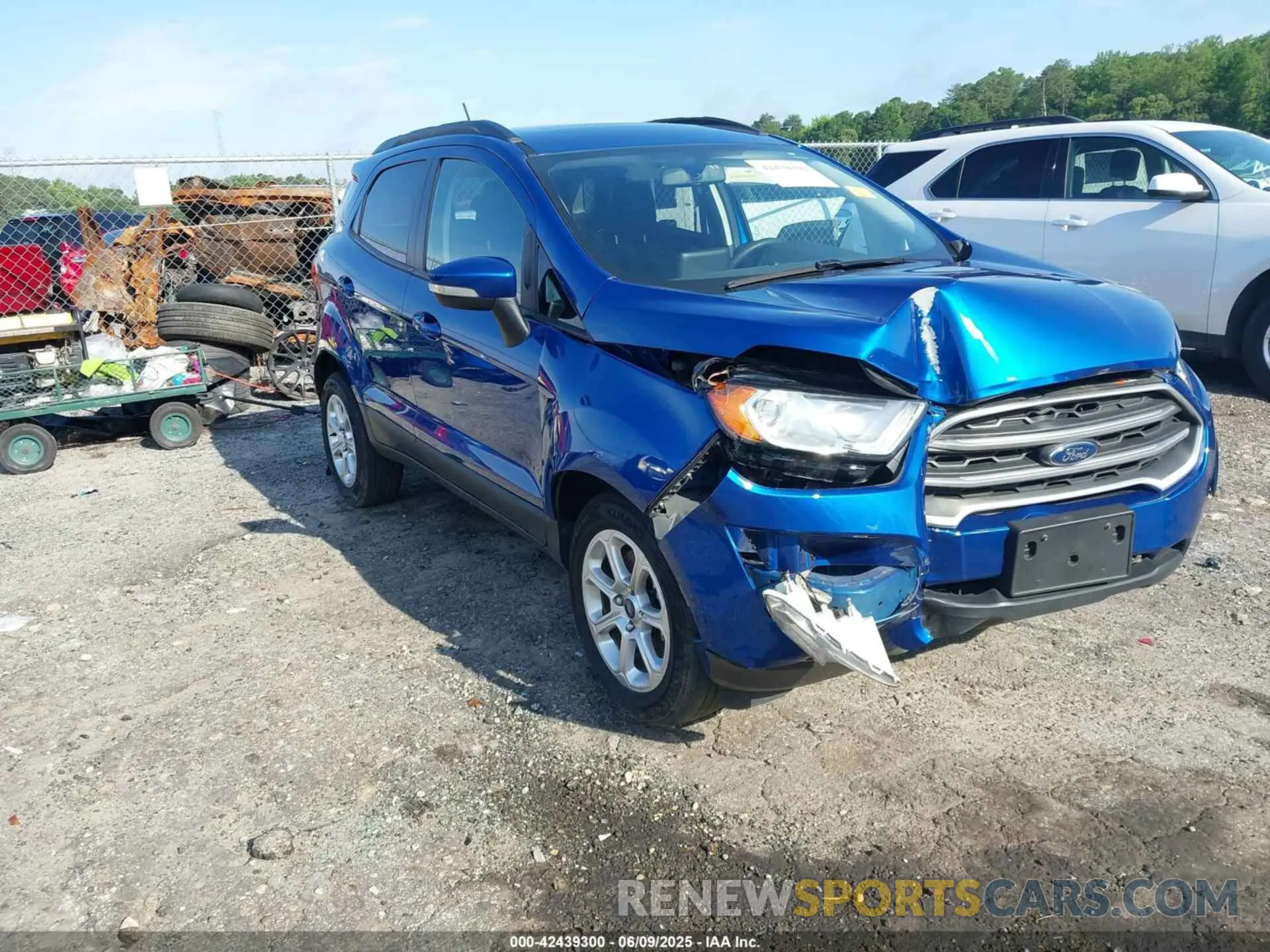1 Photograph of a damaged car MAJ3S2GE4MC449096 FORD ECOSPORT 2021