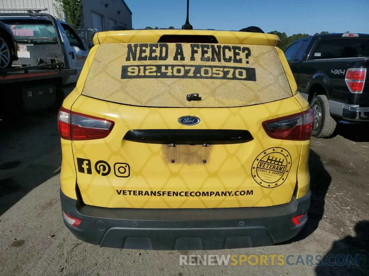 6 Photograph of a damaged car MAJ3S2GE5MC395467 FORD ECOSPORT 2021