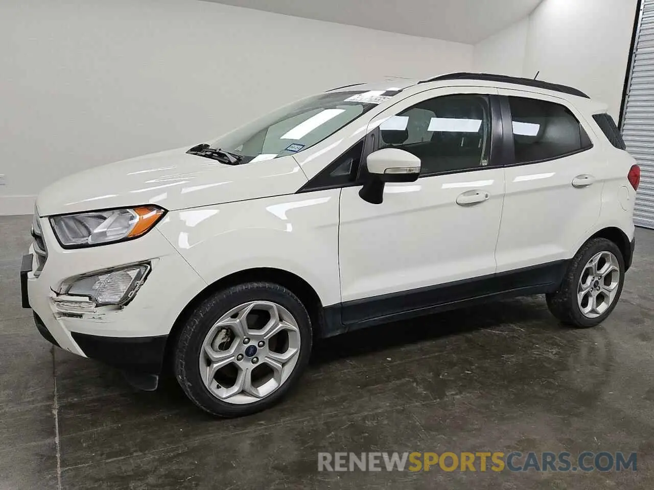 1 Photograph of a damaged car MAJ3S2GE6MC444725 FORD ECOSPORT 2021