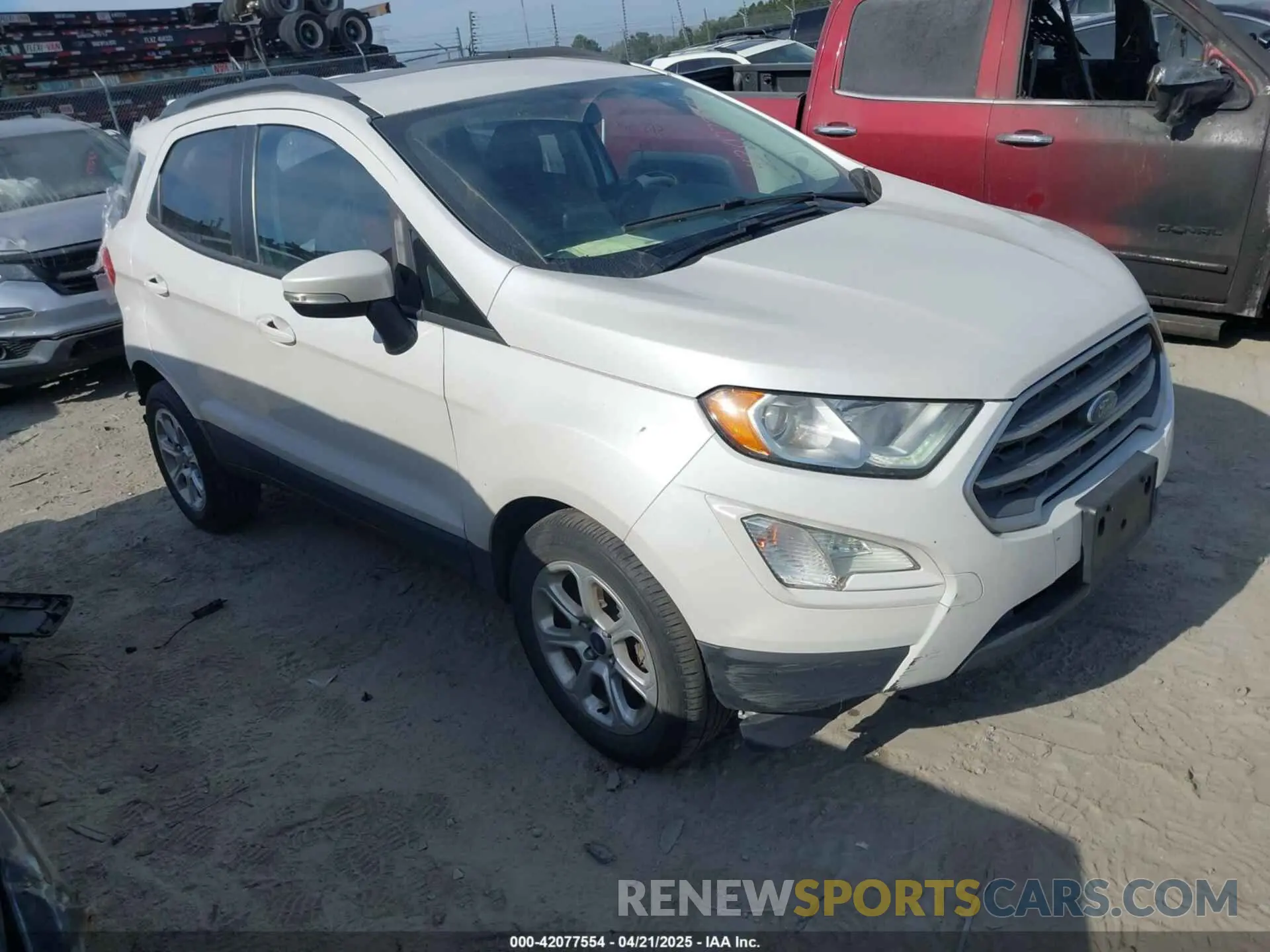 1 Photograph of a damaged car MAJ3S2GE7MC399763 FORD ECOSPORT 2021