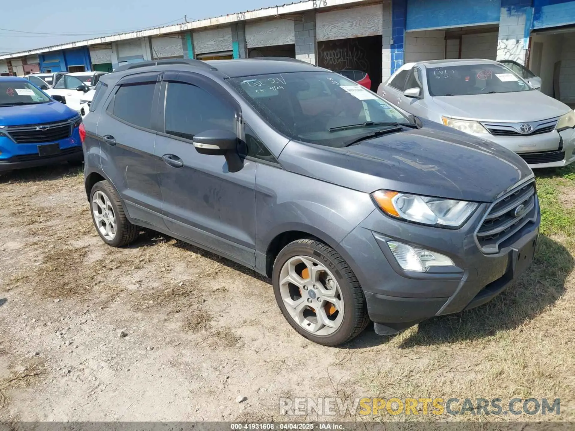 1 Photograph of a damaged car MAJ3S2GE8MC451756 FORD ECOSPORT 2021