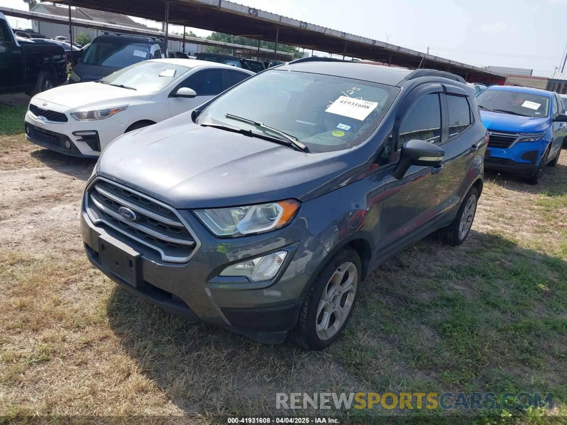 2 Photograph of a damaged car MAJ3S2GE8MC451756 FORD ECOSPORT 2021