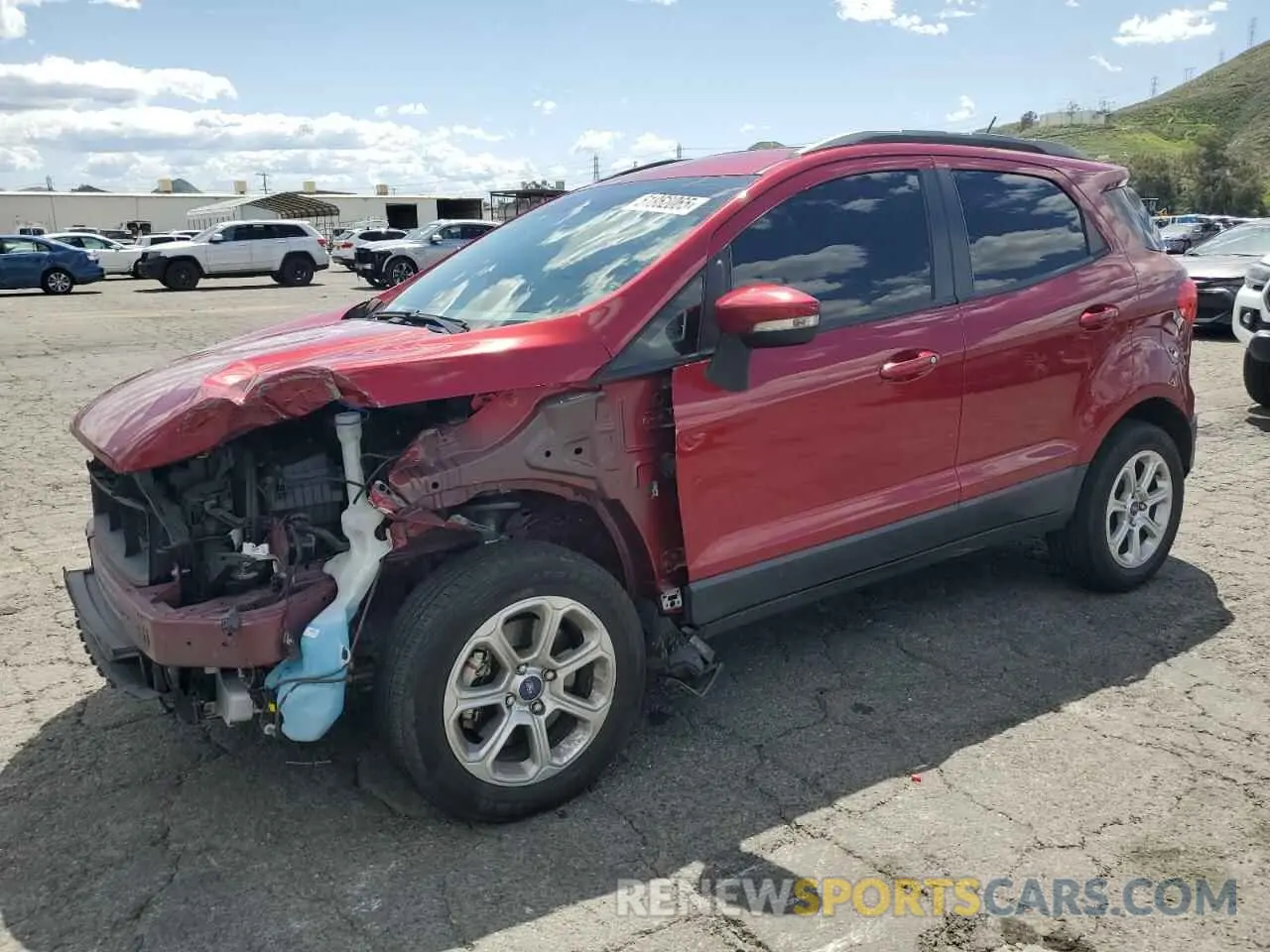 1 Photograph of a damaged car MAJ3S2GE9MC399425 FORD ECOSPORT 2021