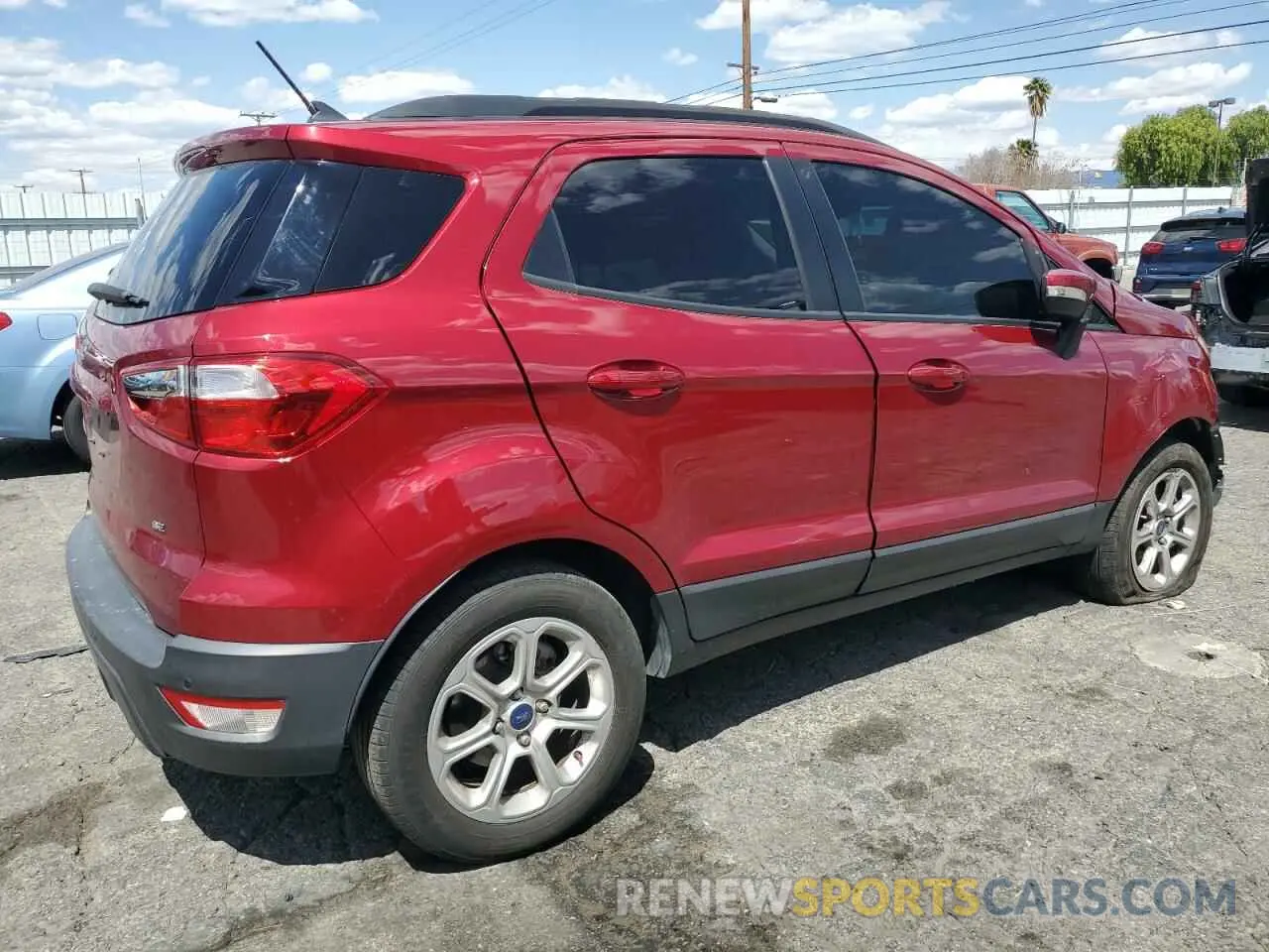 3 Photograph of a damaged car MAJ3S2GE9MC399425 FORD ECOSPORT 2021