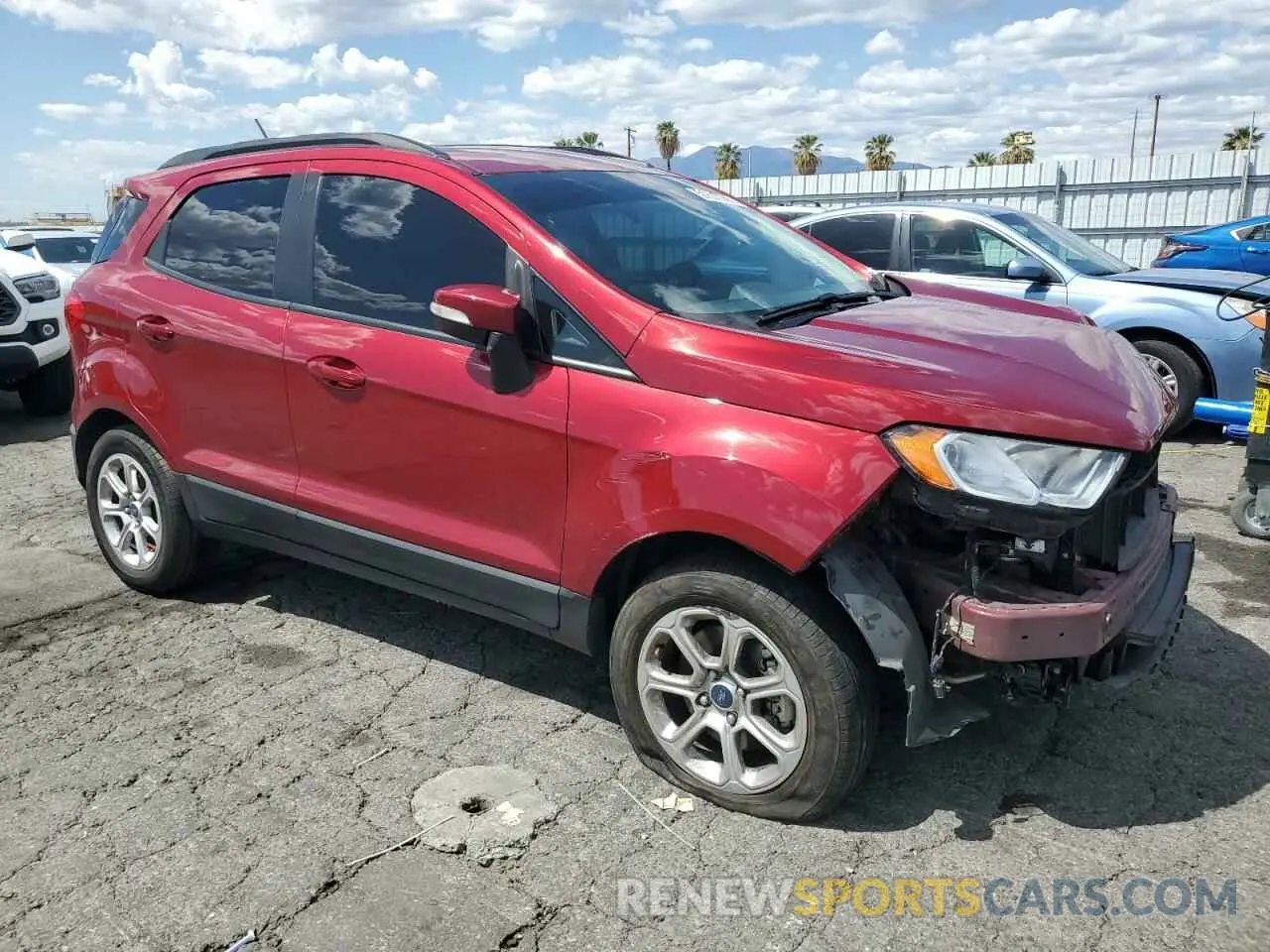 4 Photograph of a damaged car MAJ3S2GE9MC399425 FORD ECOSPORT 2021