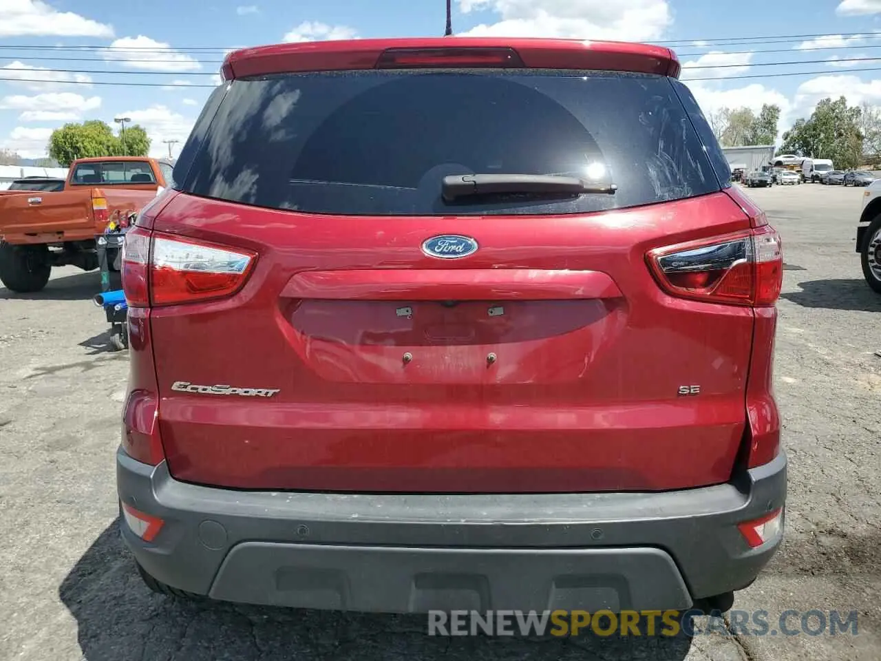 6 Photograph of a damaged car MAJ3S2GE9MC399425 FORD ECOSPORT 2021