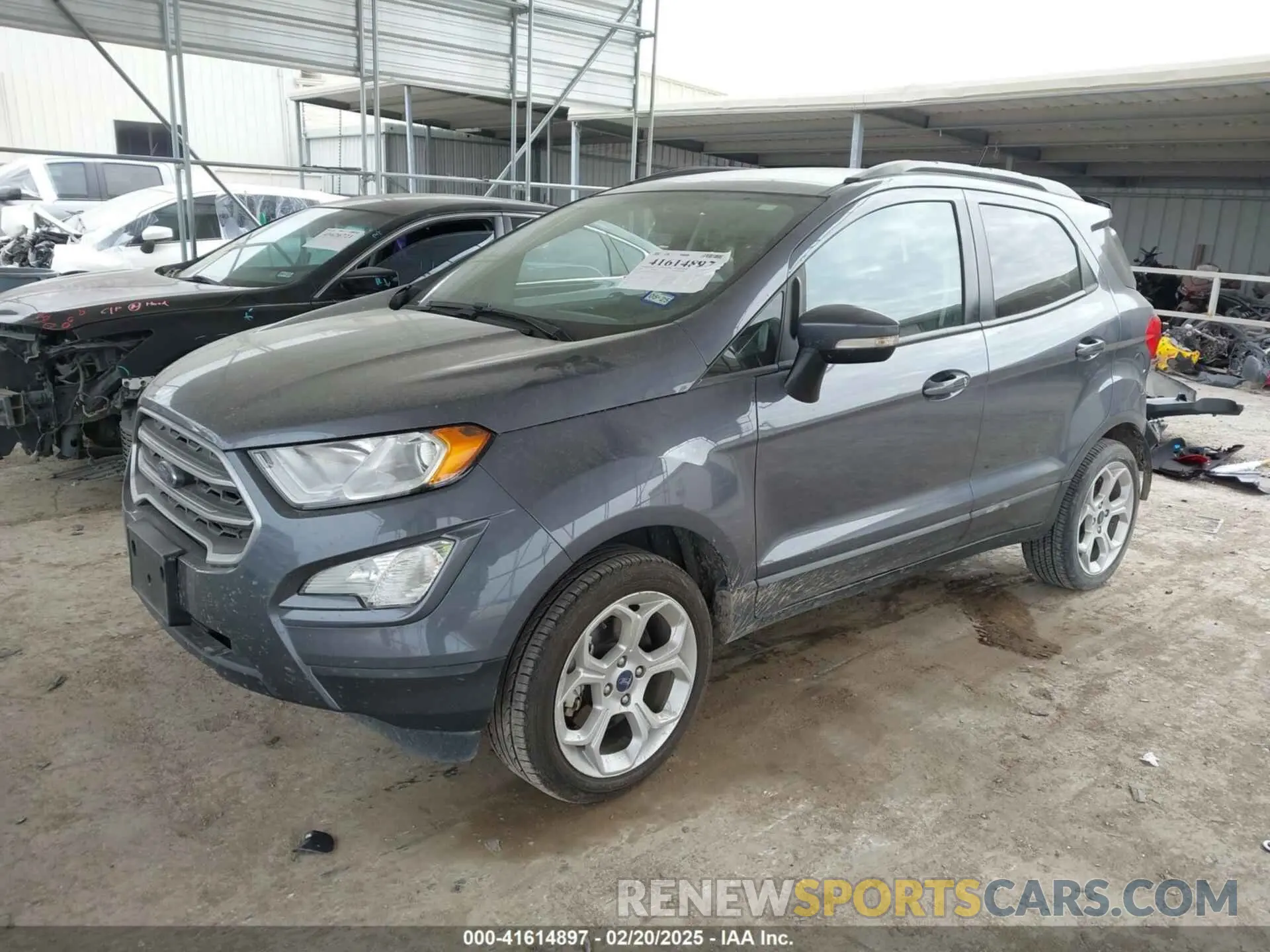 2 Photograph of a damaged car MAJ3S2GE9MC451944 FORD ECOSPORT 2021