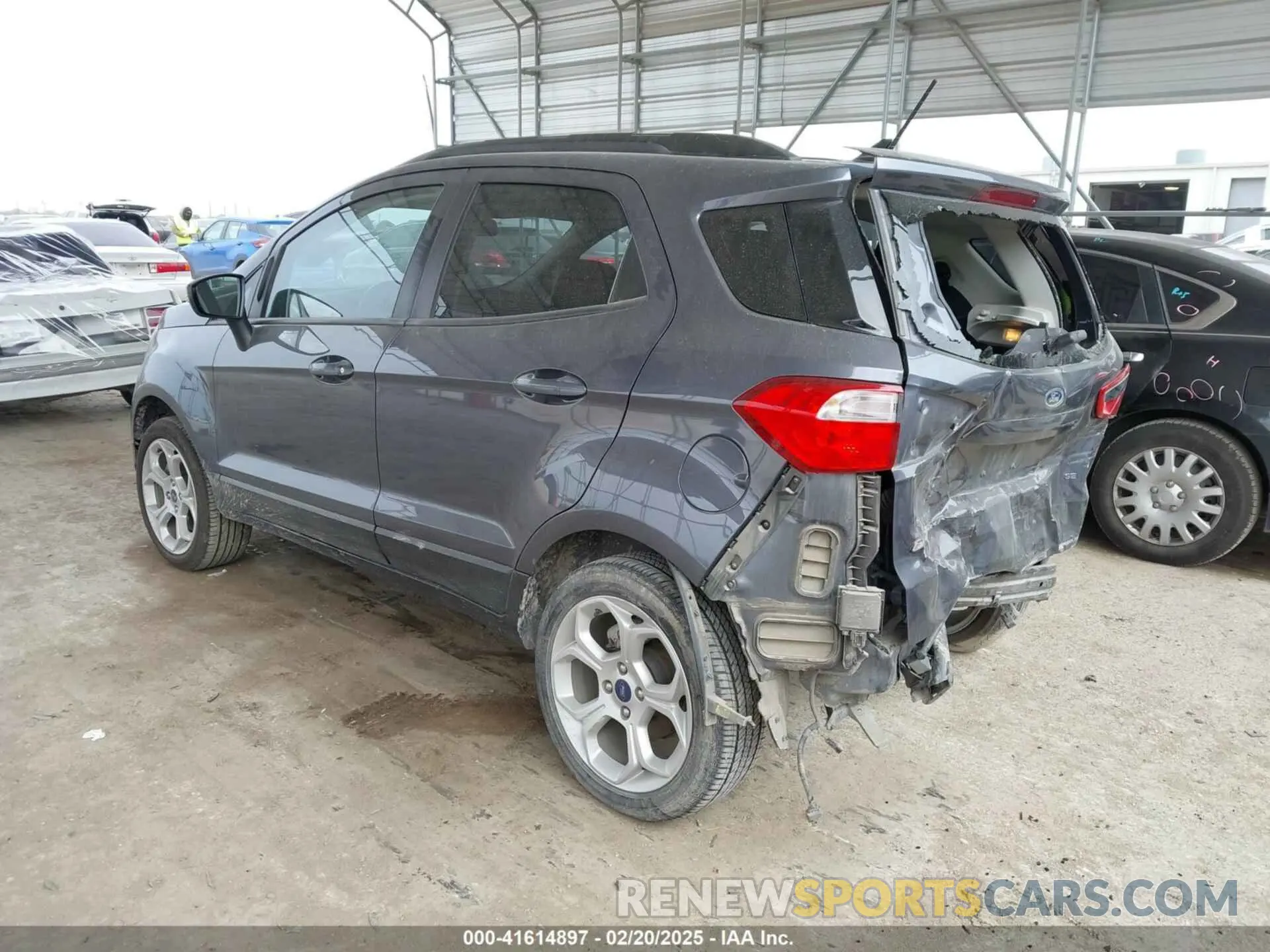 3 Photograph of a damaged car MAJ3S2GE9MC451944 FORD ECOSPORT 2021