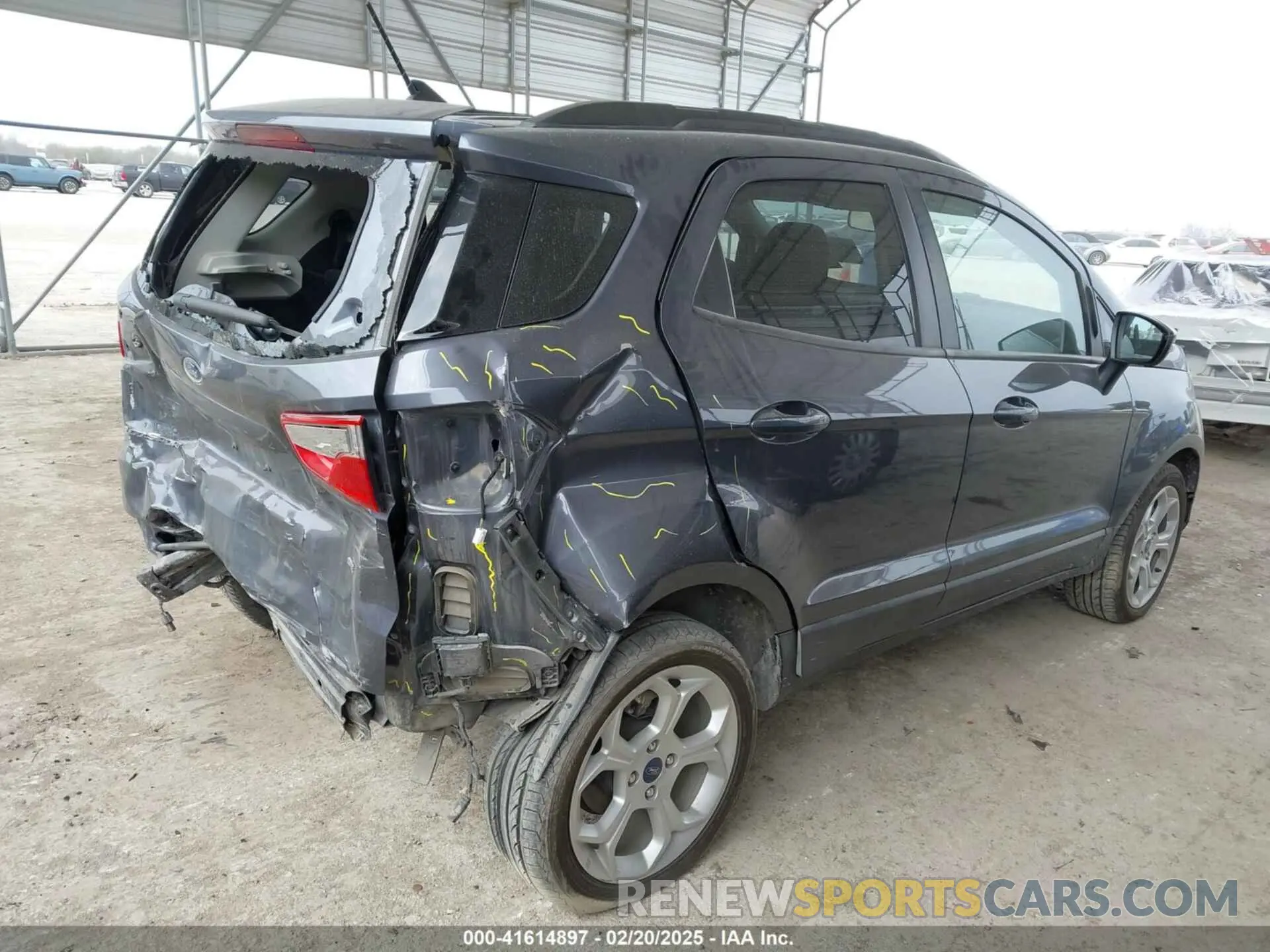 4 Photograph of a damaged car MAJ3S2GE9MC451944 FORD ECOSPORT 2021