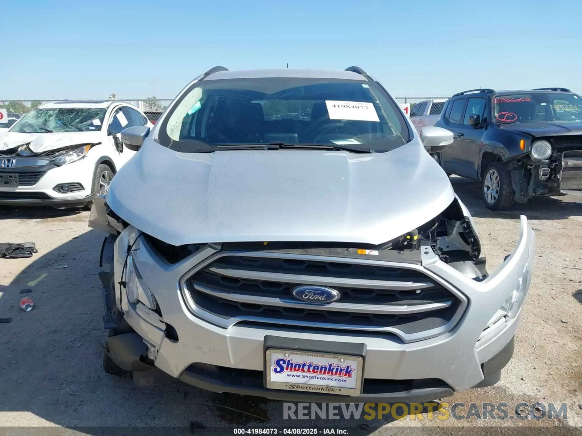 13 Photograph of a damaged car MAJ3S2GE9MC455900 FORD ECOSPORT 2021