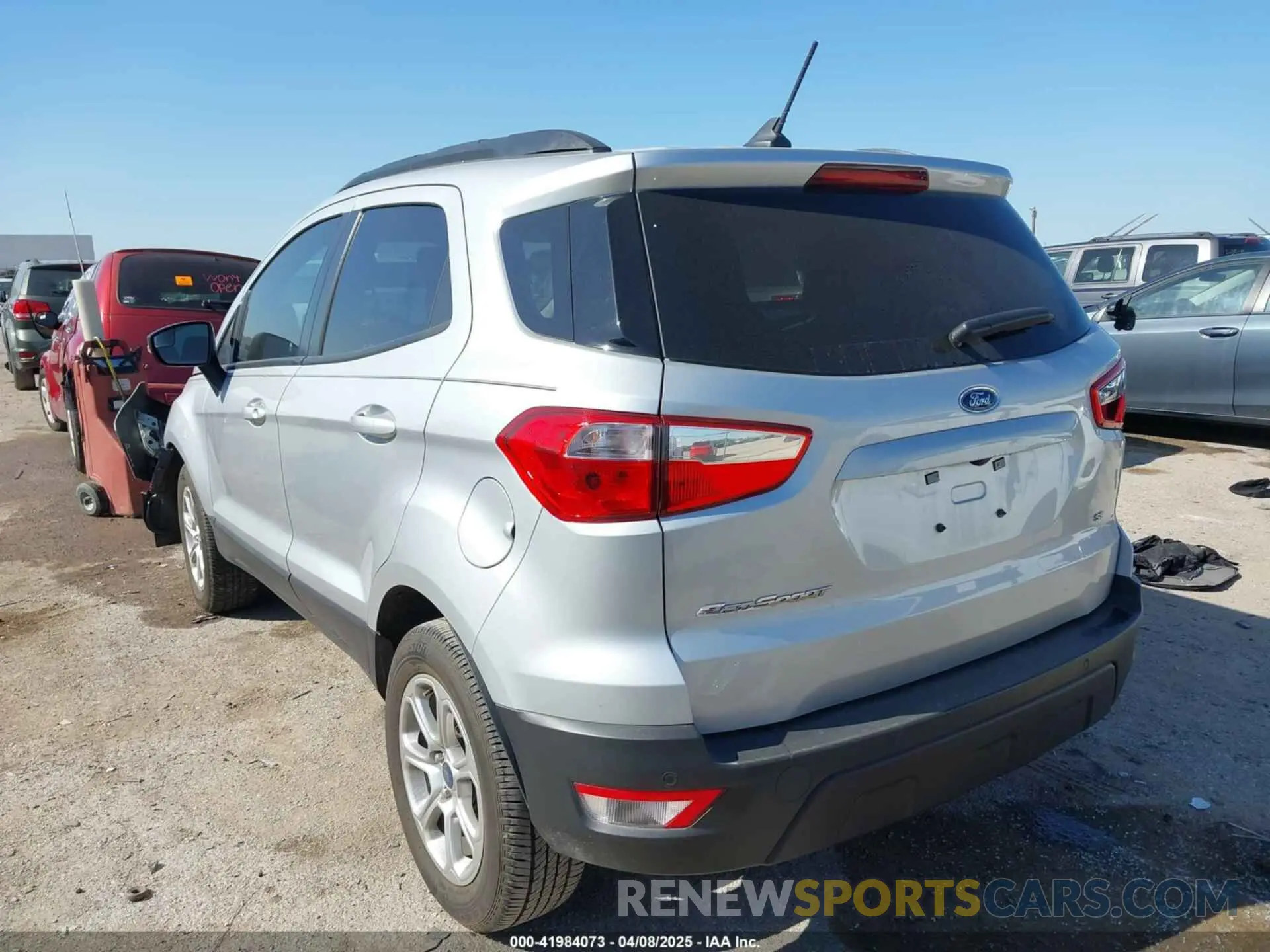 3 Photograph of a damaged car MAJ3S2GE9MC455900 FORD ECOSPORT 2021