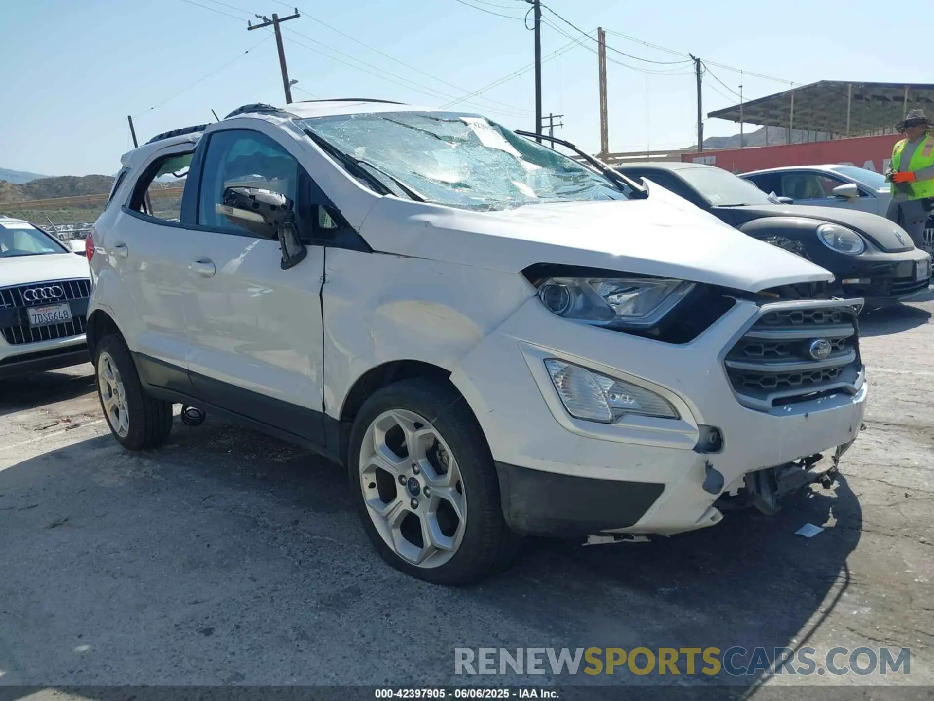 1 Photograph of a damaged car MAJ3S2GEXMC408021 FORD ECOSPORT 2021