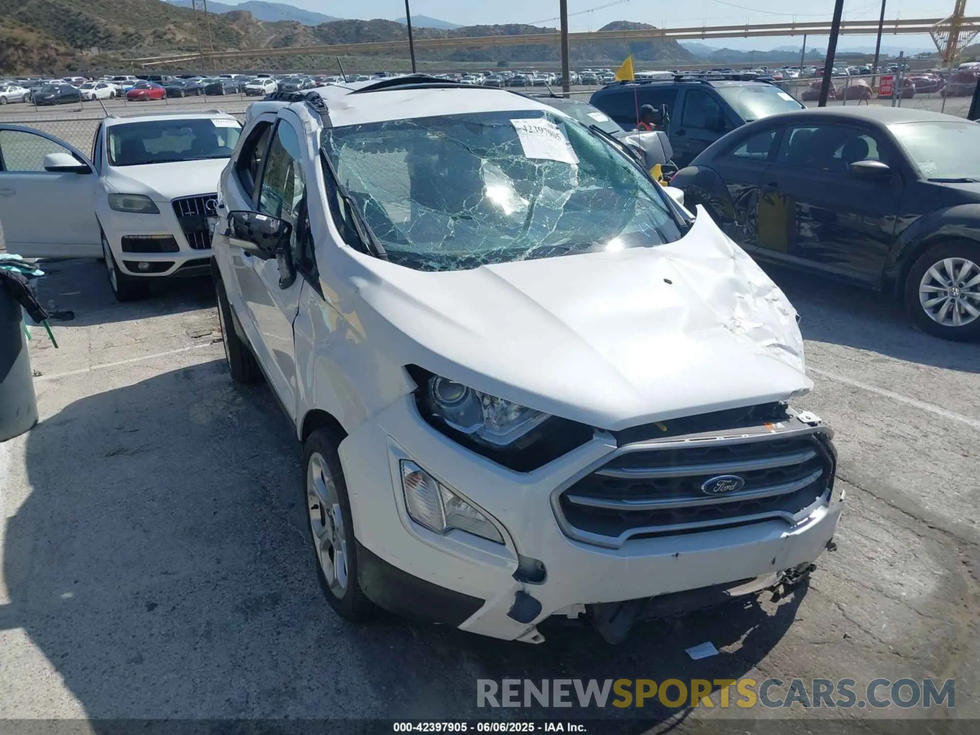 6 Photograph of a damaged car MAJ3S2GEXMC408021 FORD ECOSPORT 2021