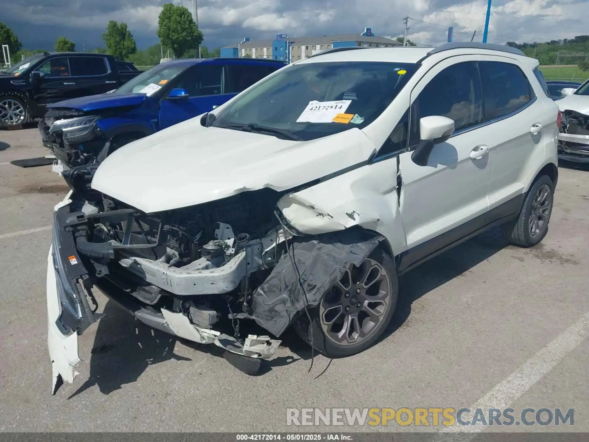 2 Photograph of a damaged car MAJ3S2KE3MC400477 FORD ECOSPORT 2021