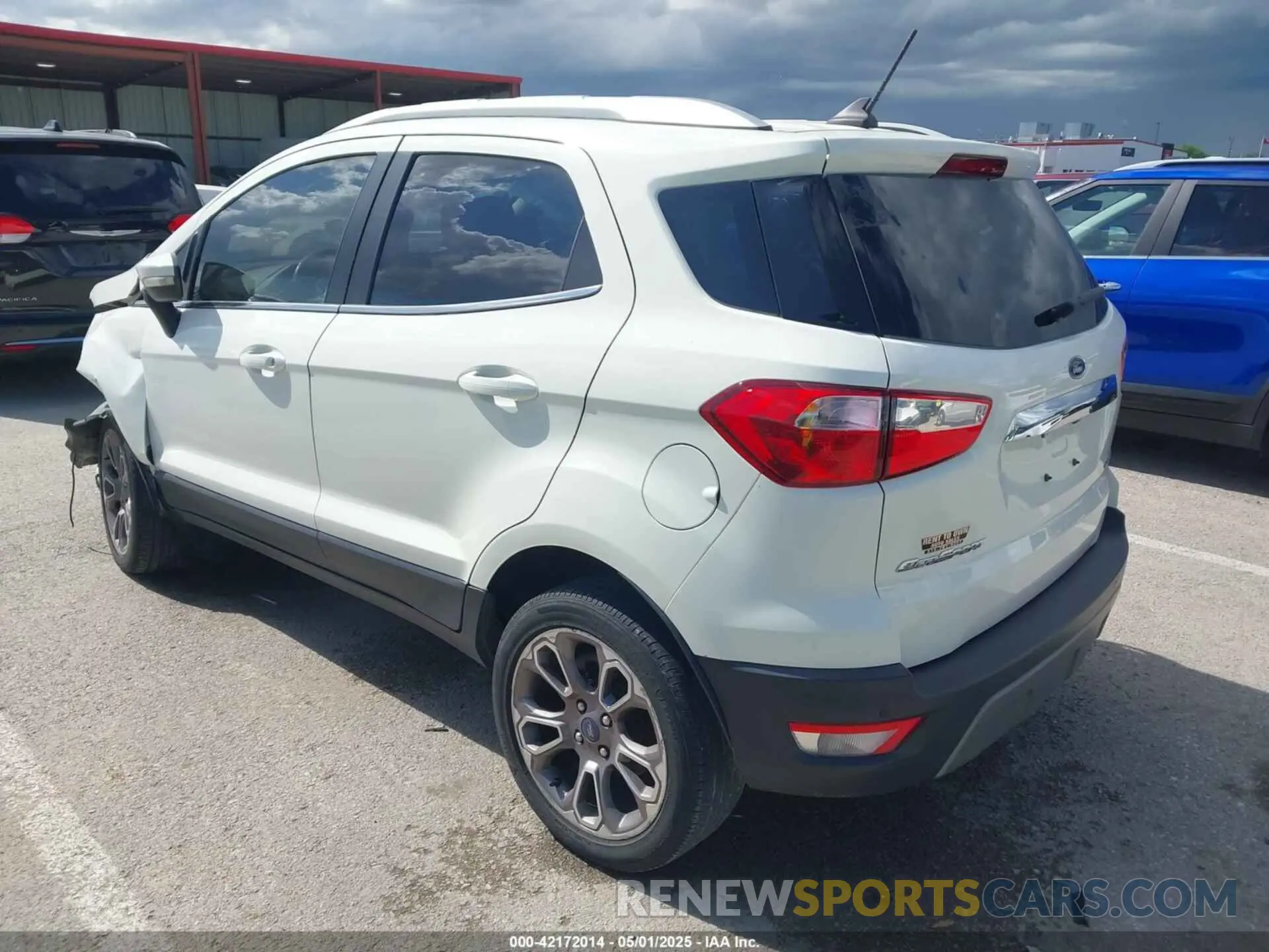 3 Photograph of a damaged car MAJ3S2KE3MC400477 FORD ECOSPORT 2021