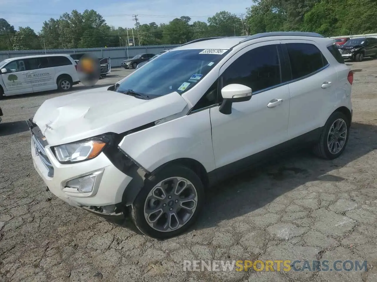 1 Photograph of a damaged car MAJ3S2KE9MC439929 FORD ECOSPORT 2021