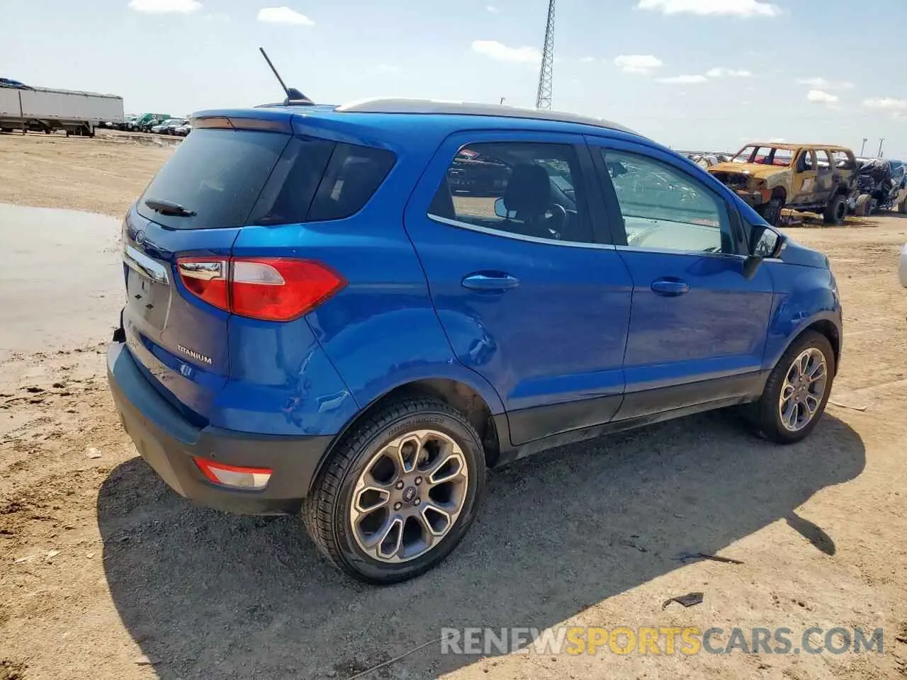 3 Photograph of a damaged car MAJ3S2KEXMC411928 FORD ECOSPORT 2021