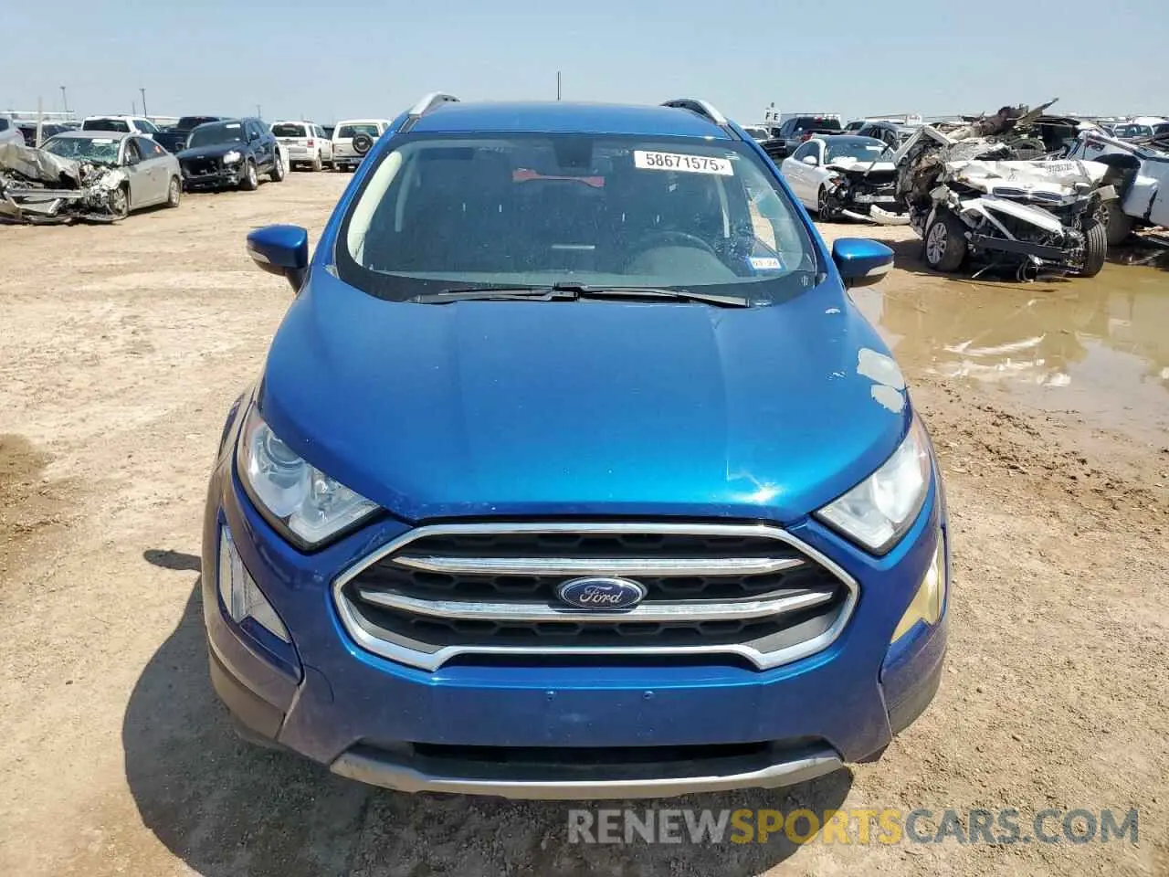 5 Photograph of a damaged car MAJ3S2KEXMC411928 FORD ECOSPORT 2021