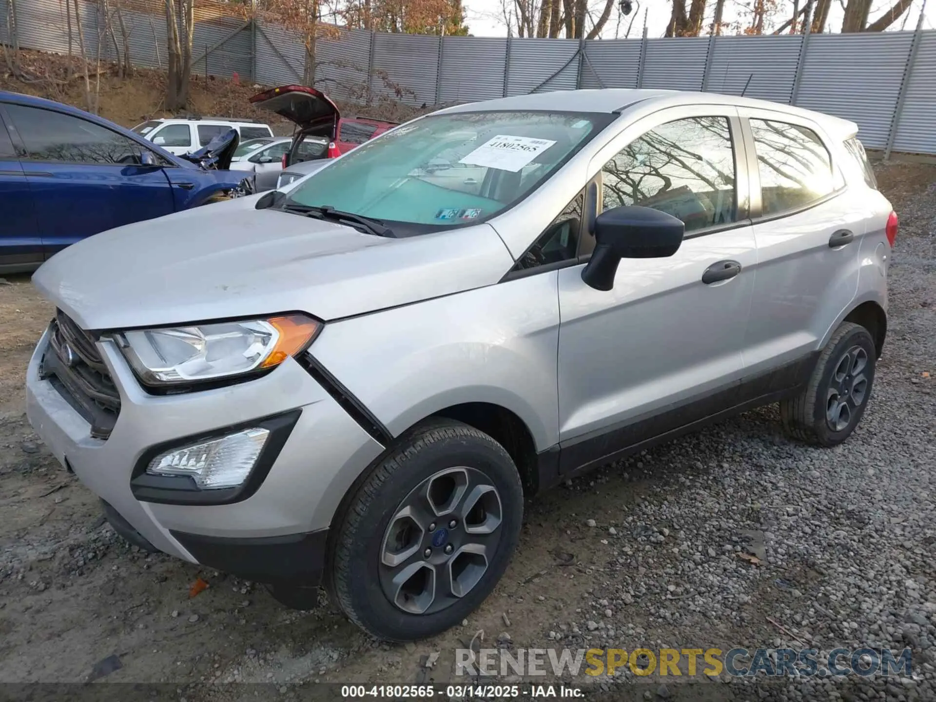 2 Photograph of a damaged car MAJ6S3FL0MC427891 FORD ECOSPORT 2021