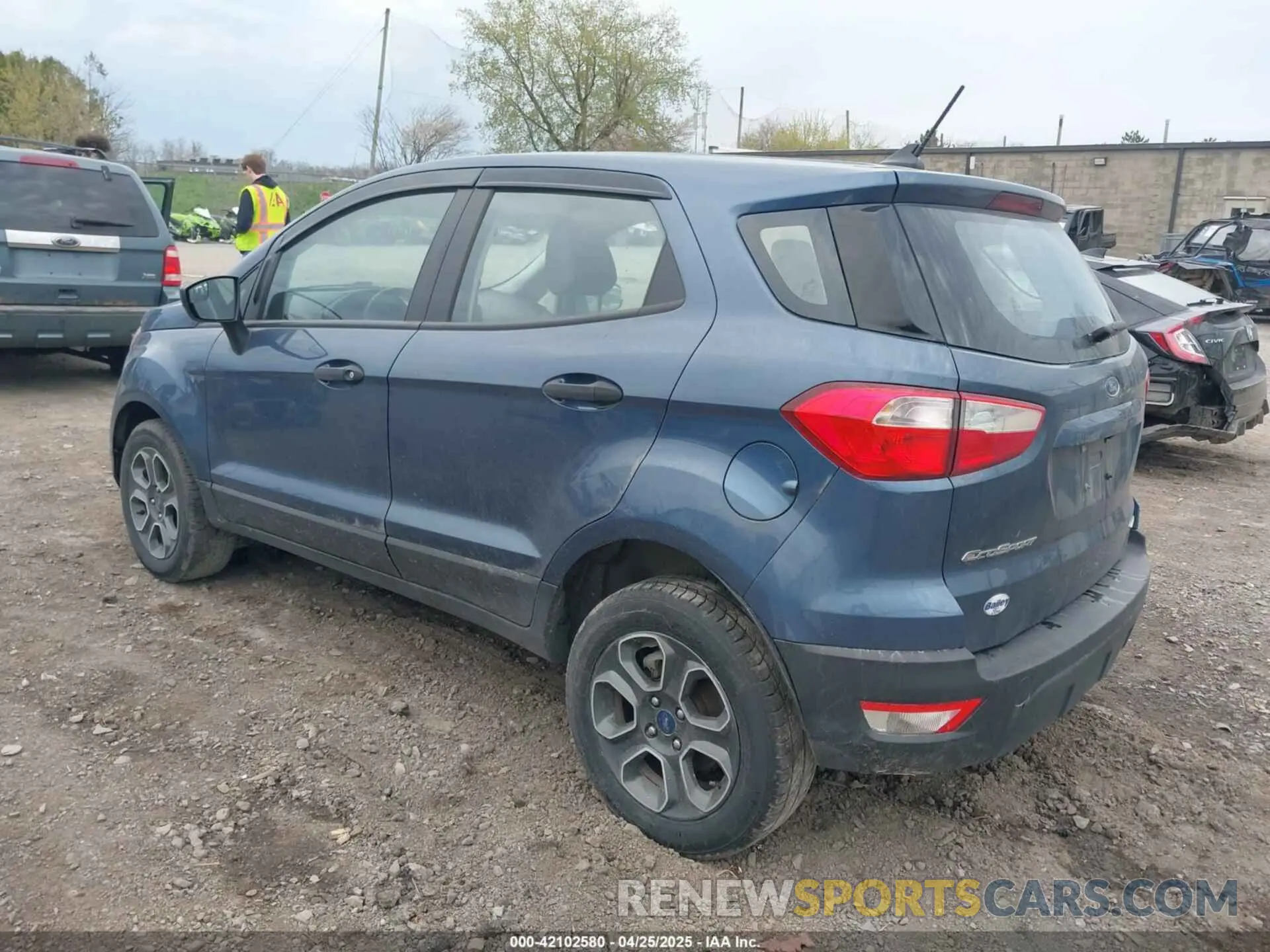 3 Photograph of a damaged car MAJ6S3FL1MC418133 FORD ECOSPORT 2021