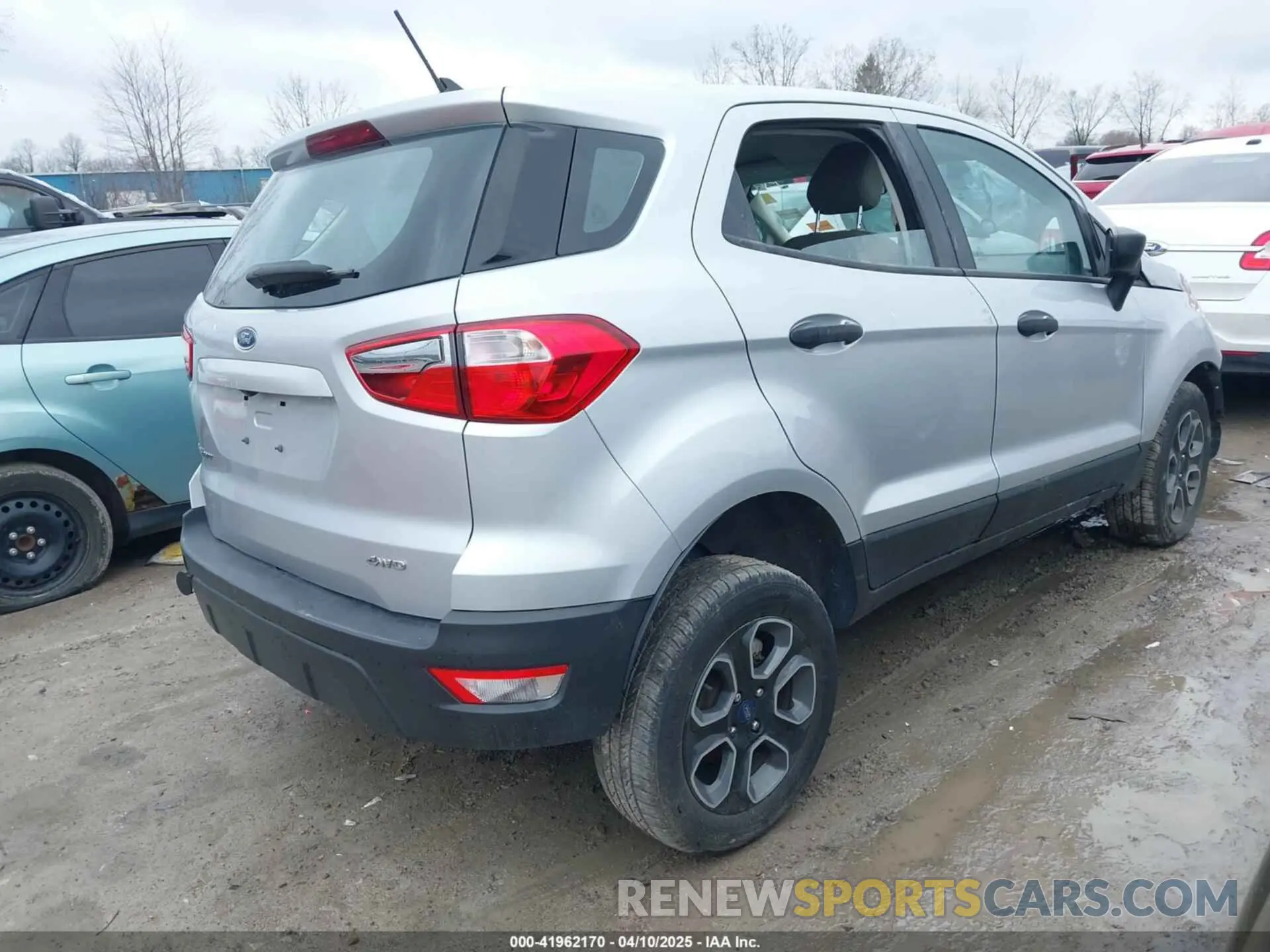 4 Photograph of a damaged car MAJ6S3FL3MC422958 FORD ECOSPORT 2021