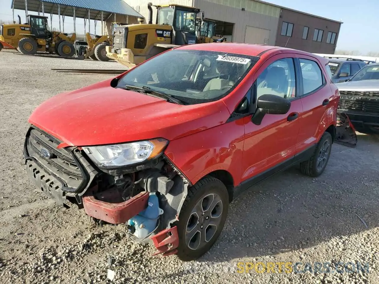 1 Photograph of a damaged car MAJ6S3FL5MC417583 FORD ECOSPORT 2021