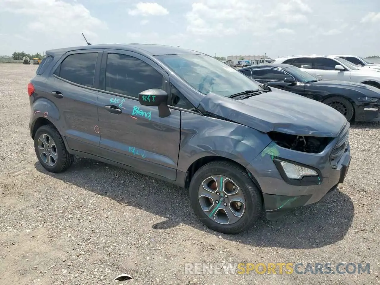 4 Photograph of a damaged car MAJ6S3FL7MC404527 FORD ECOSPORT 2021