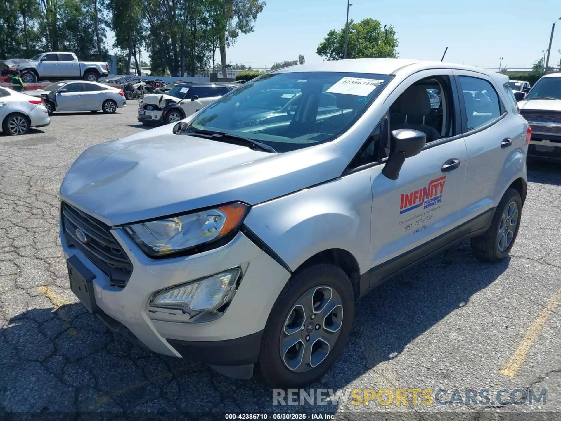 2 Photograph of a damaged car MAJ6S3FL7MC413096 FORD ECOSPORT 2021