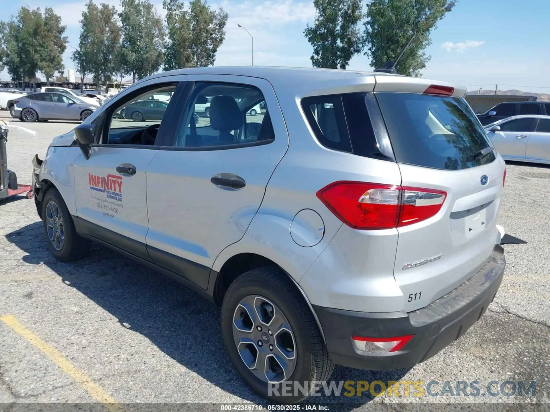 3 Photograph of a damaged car MAJ6S3FL7MC413096 FORD ECOSPORT 2021