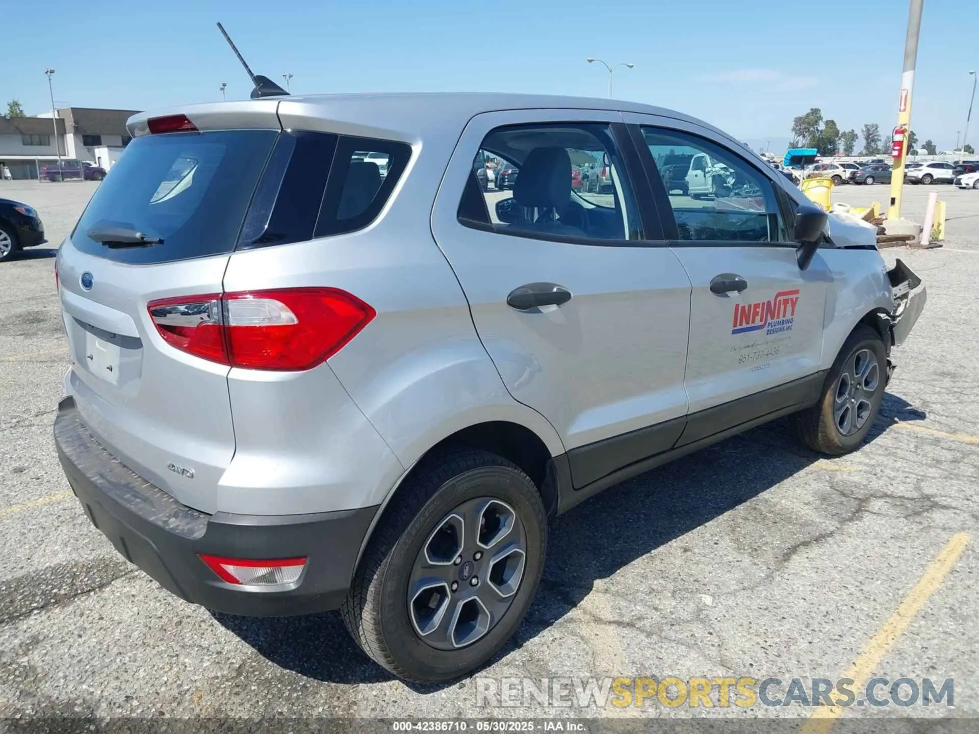 4 Photograph of a damaged car MAJ6S3FL7MC413096 FORD ECOSPORT 2021