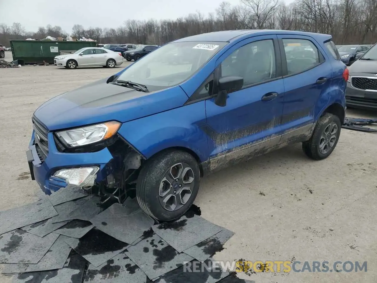1 Photograph of a damaged car MAJ6S3FL8MC398981 FORD ECOSPORT 2021