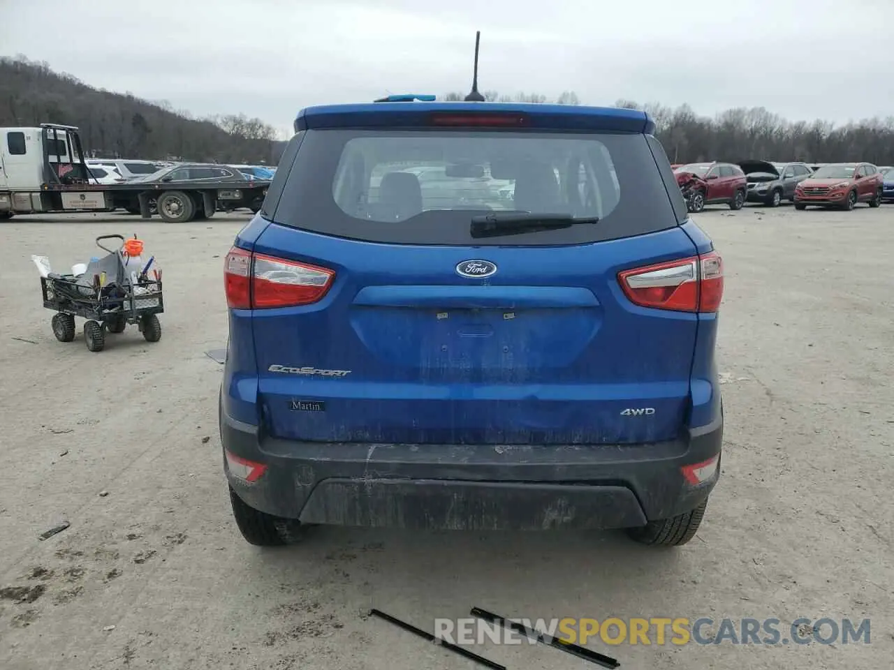 6 Photograph of a damaged car MAJ6S3FL8MC398981 FORD ECOSPORT 2021
