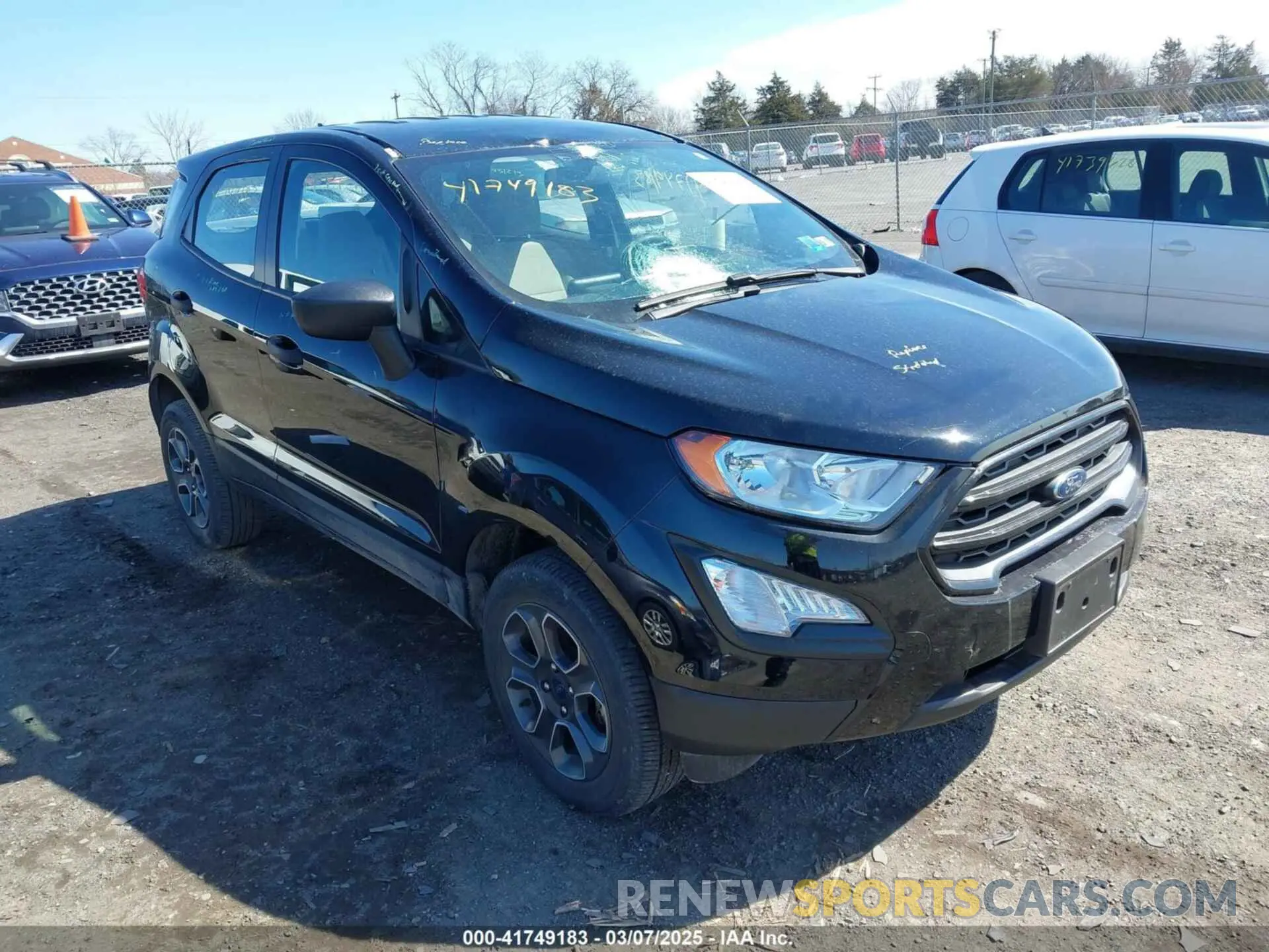 1 Photograph of a damaged car MAJ6S3FL9MC402973 FORD ECOSPORT 2021