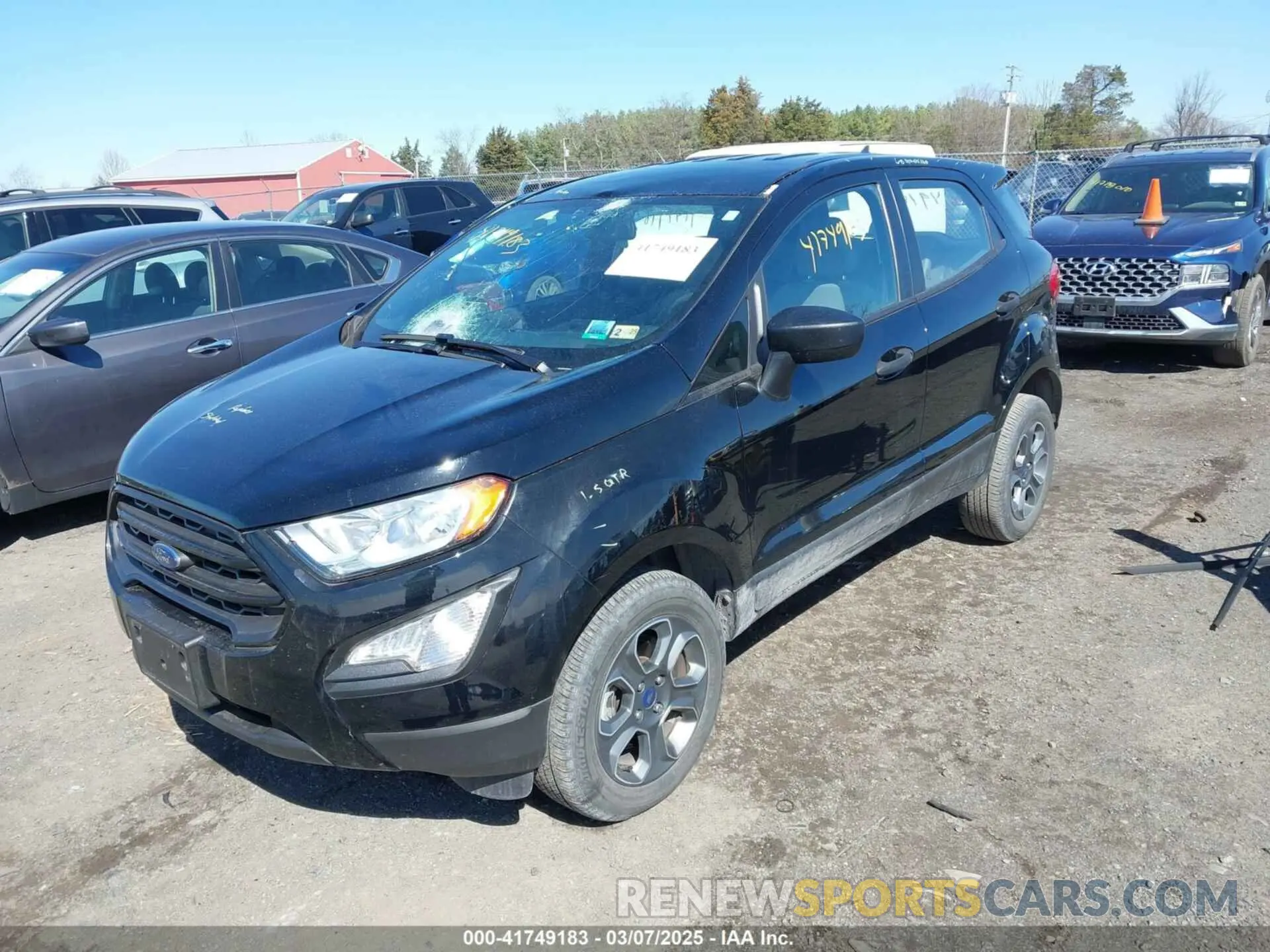 2 Photograph of a damaged car MAJ6S3FL9MC402973 FORD ECOSPORT 2021
