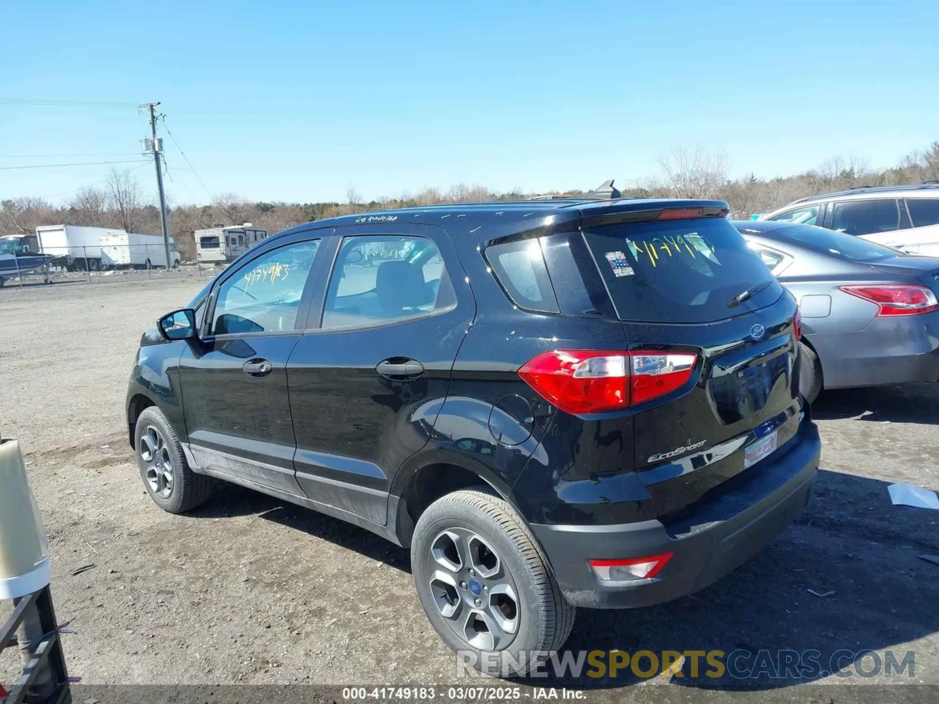 3 Photograph of a damaged car MAJ6S3FL9MC402973 FORD ECOSPORT 2021